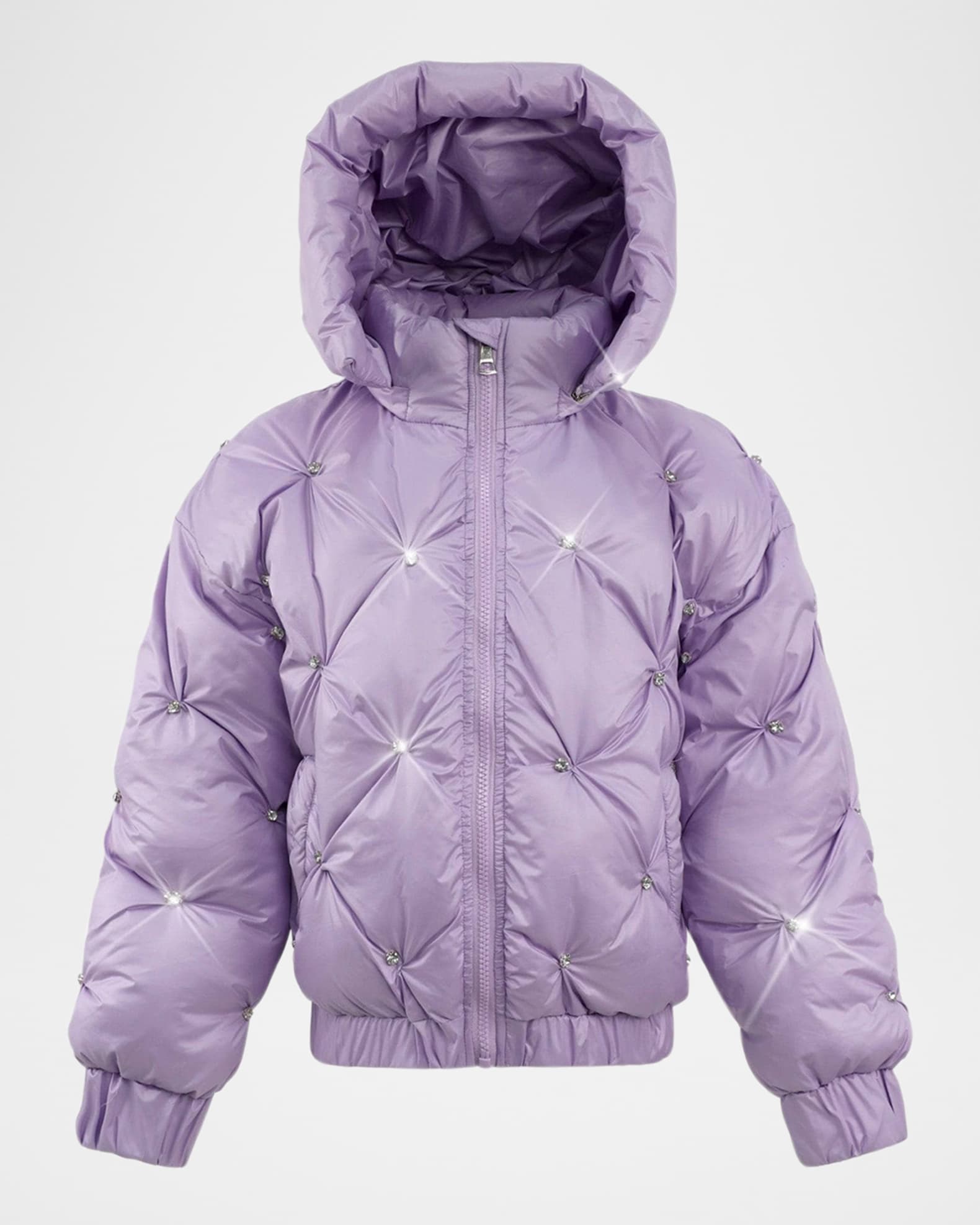 Sparkle puffer jacket online