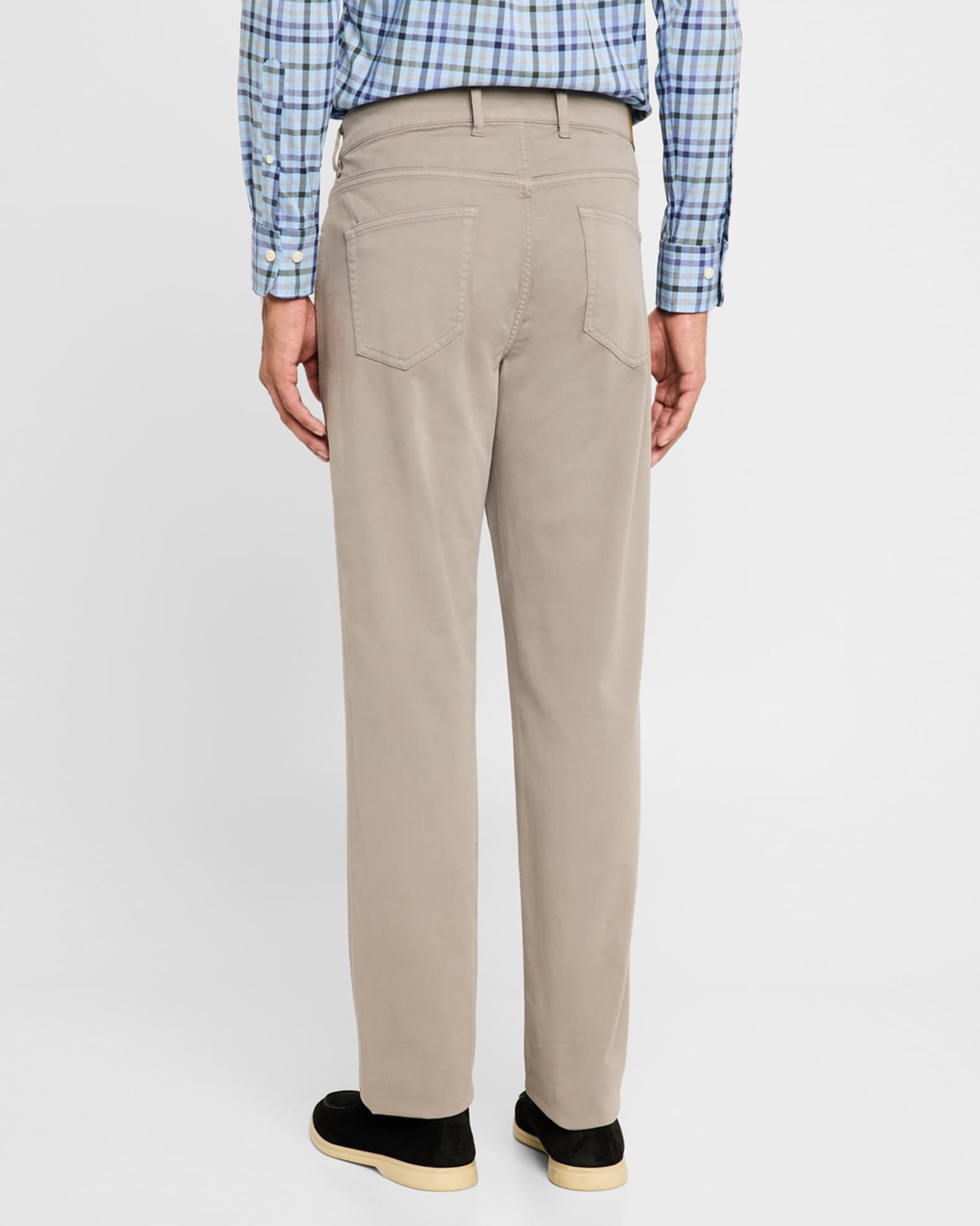 Peter Millar Men's Signature Sateen 5-Pocket Pants | Neiman Marcus