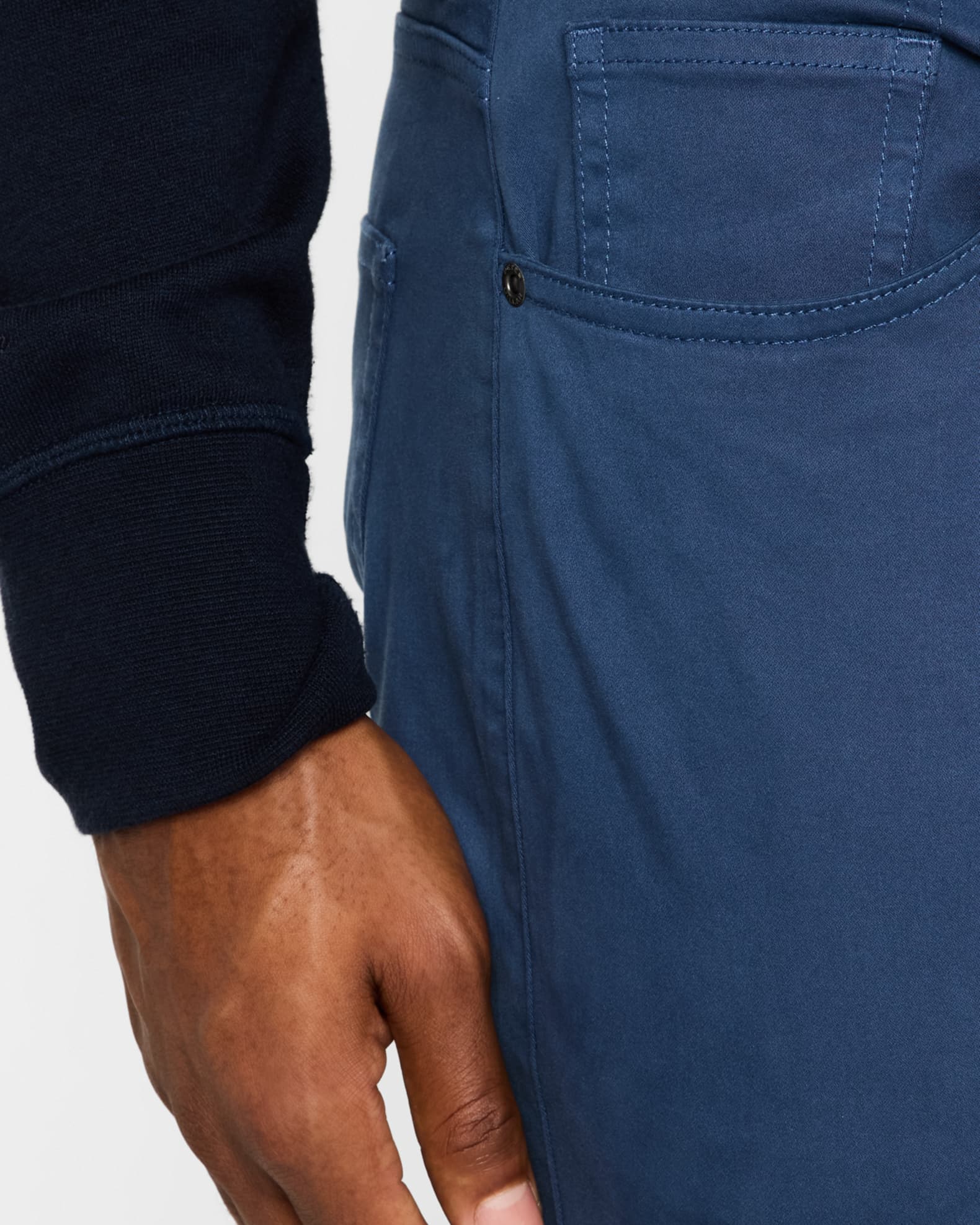 Peter Millar Men's Signature Sateen 5-Pocket Pants | Neiman Marcus