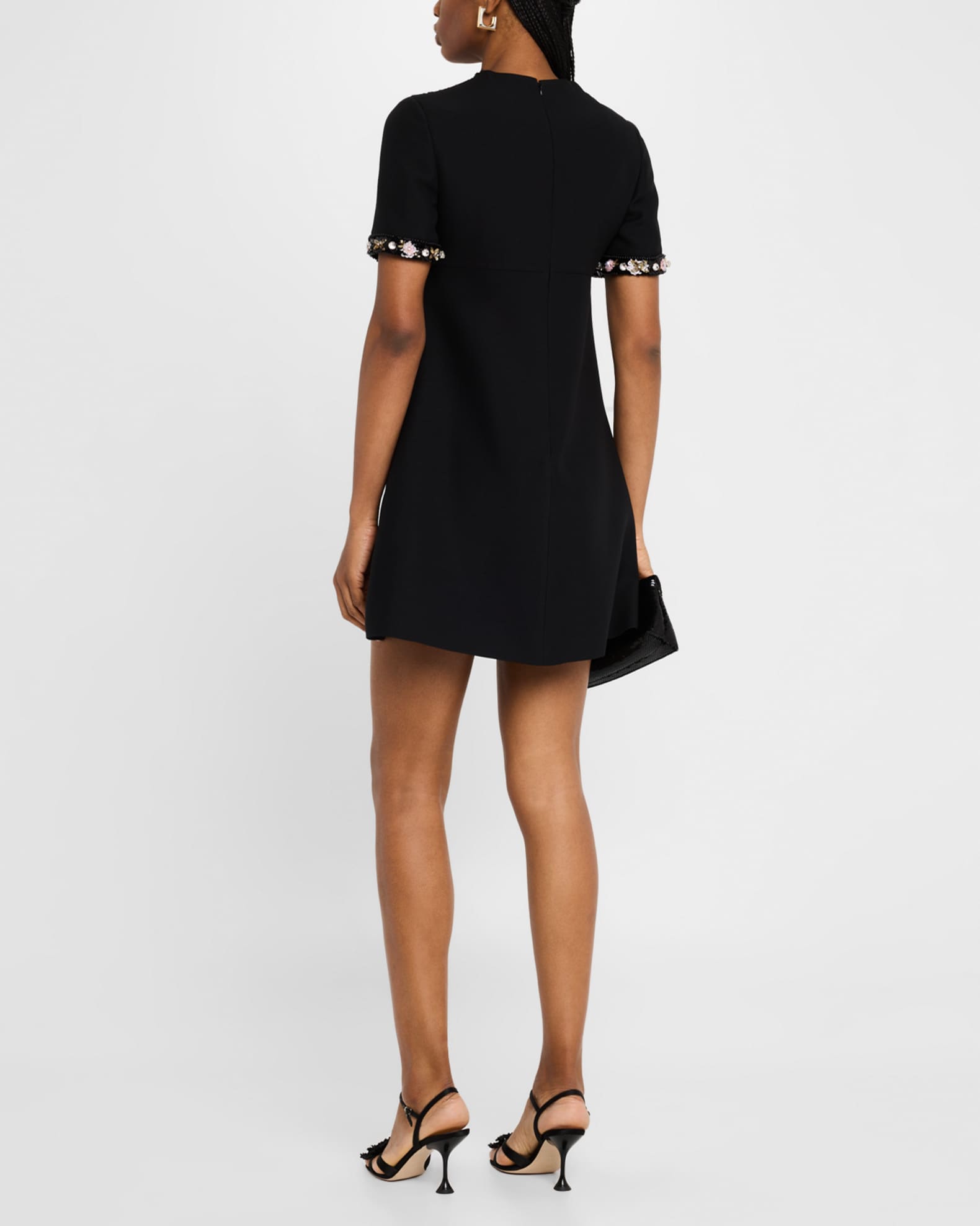 お買い得商品特集 - 販促エクスプレス Valentino Garavani Dress Mini Bow-Neck Sequined Floral ワンピース