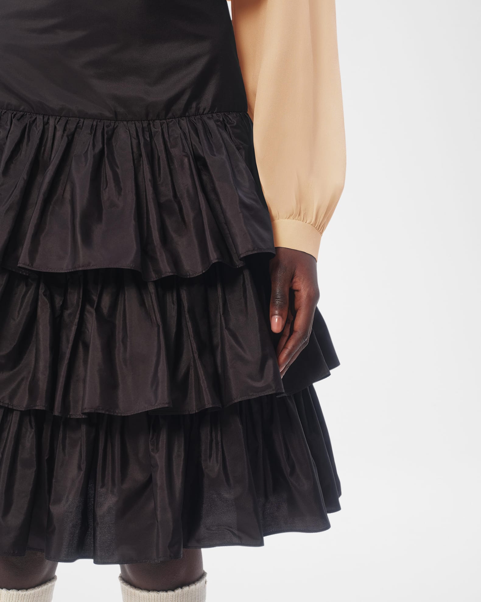 スカート VALENTINO SATIN RUFFLE SKIRT Valentino Garavani Satin Ruffle Skirt | Saks Fifth Avenue