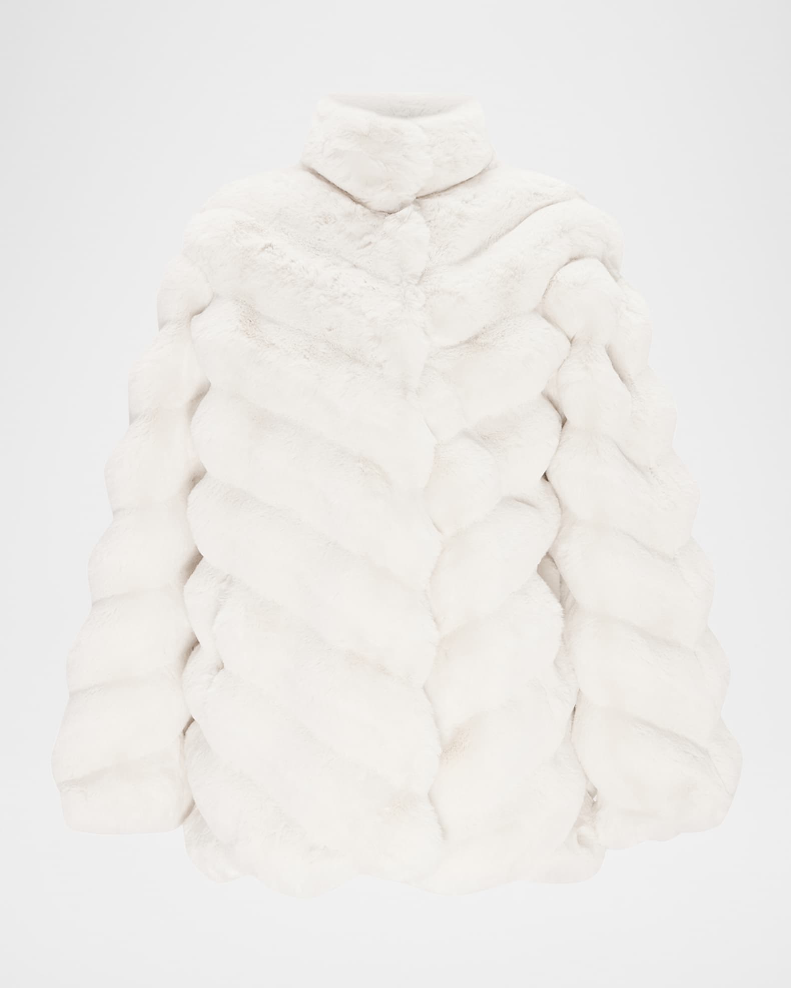 Chinchilla Faux Fur Jacket 0