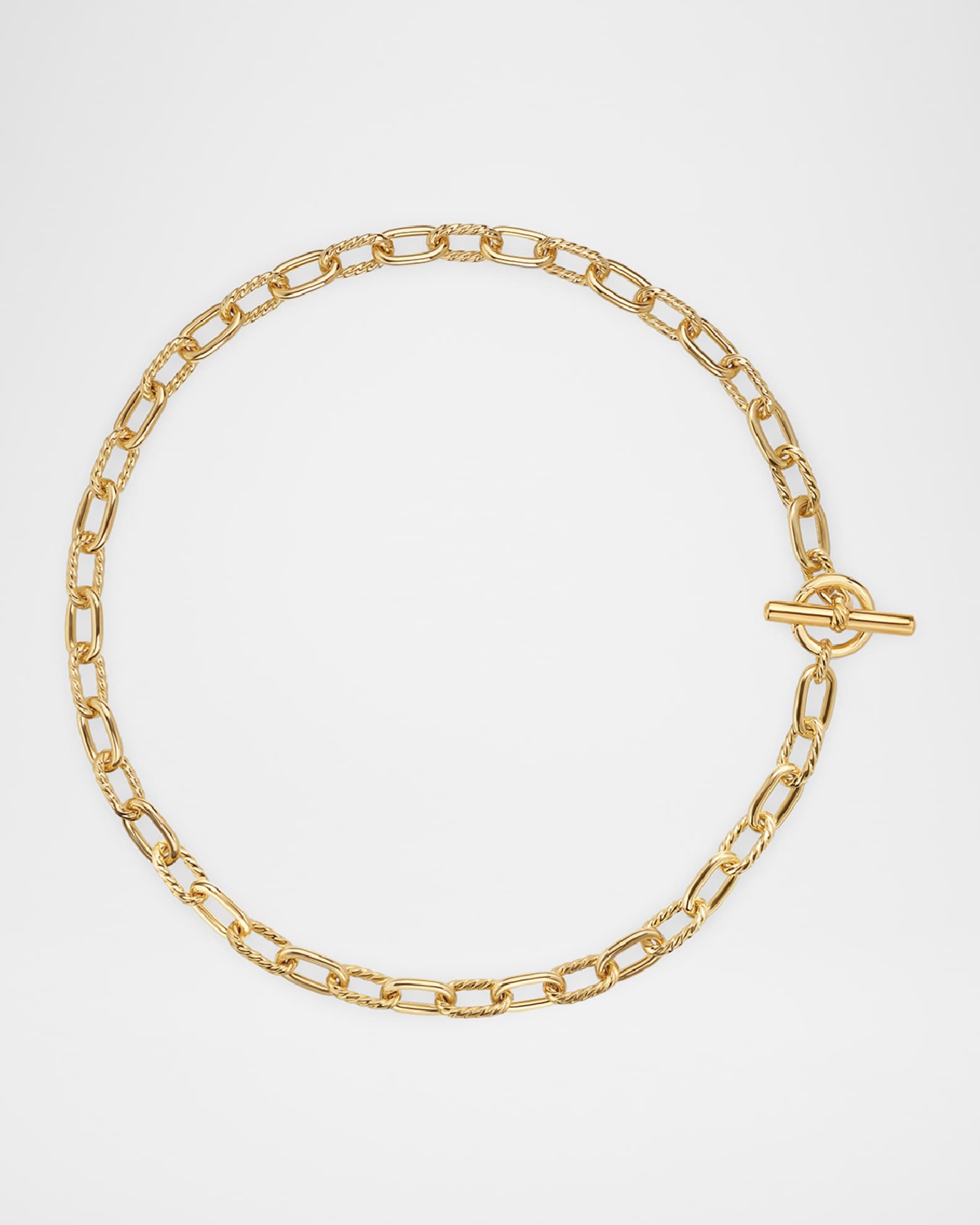 Madison Necklace with Toggle in 18K Gold, 8.5mm, 18"L 0