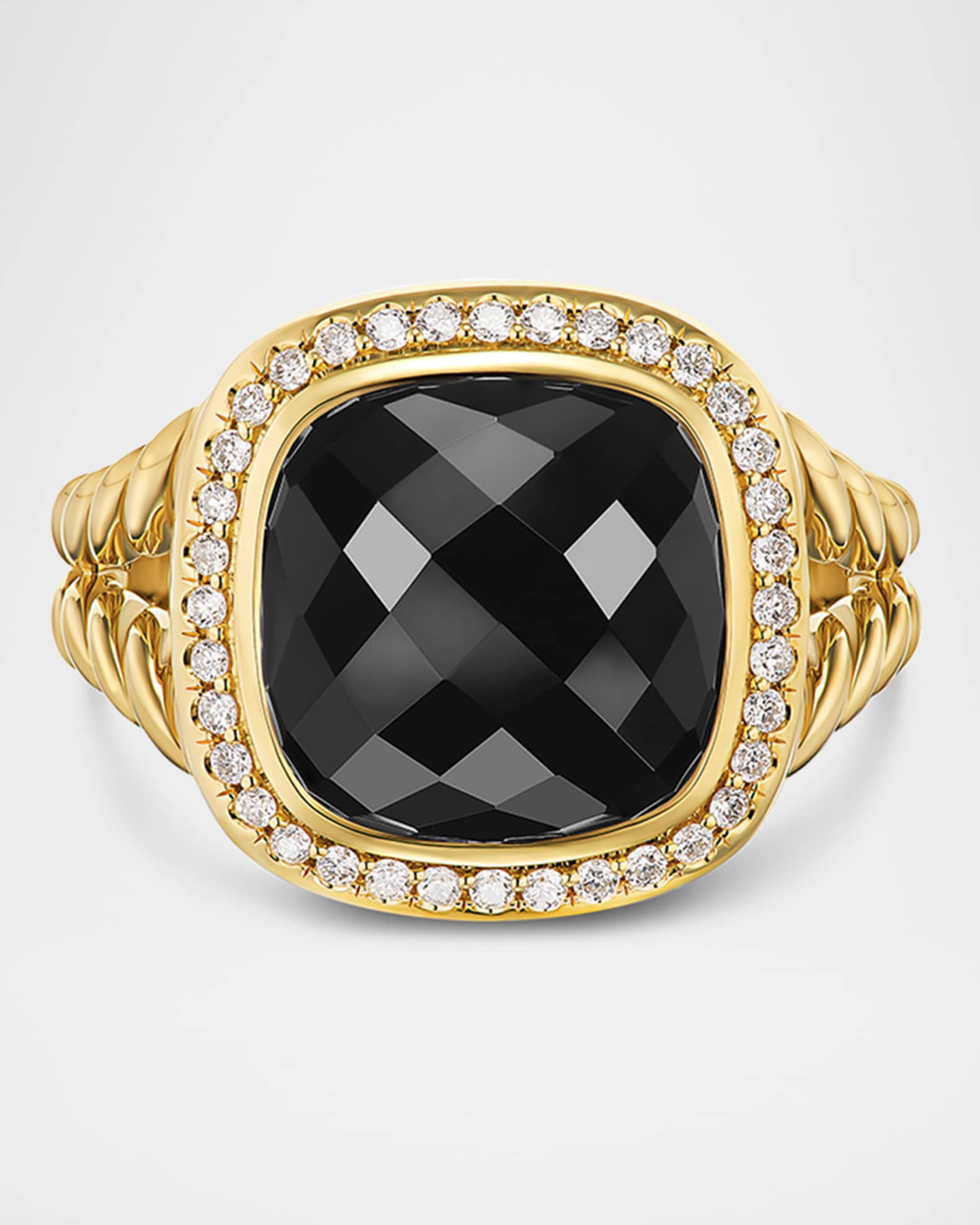 Albion Ring with Gemstones and Diamonds in 18K Gold 0