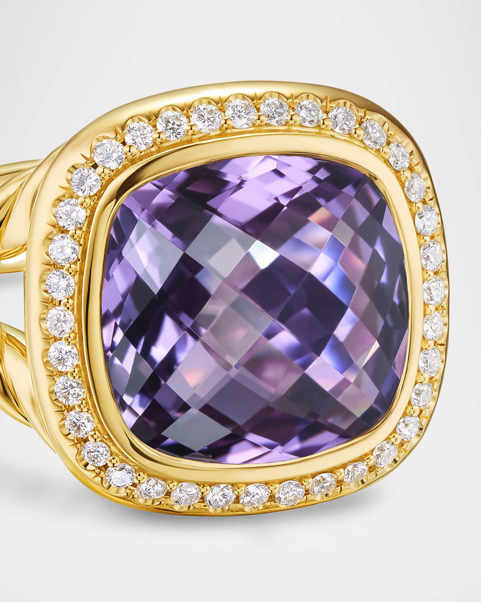 Albion Ring with Gemstones and Diamonds in 18K Gold 1
