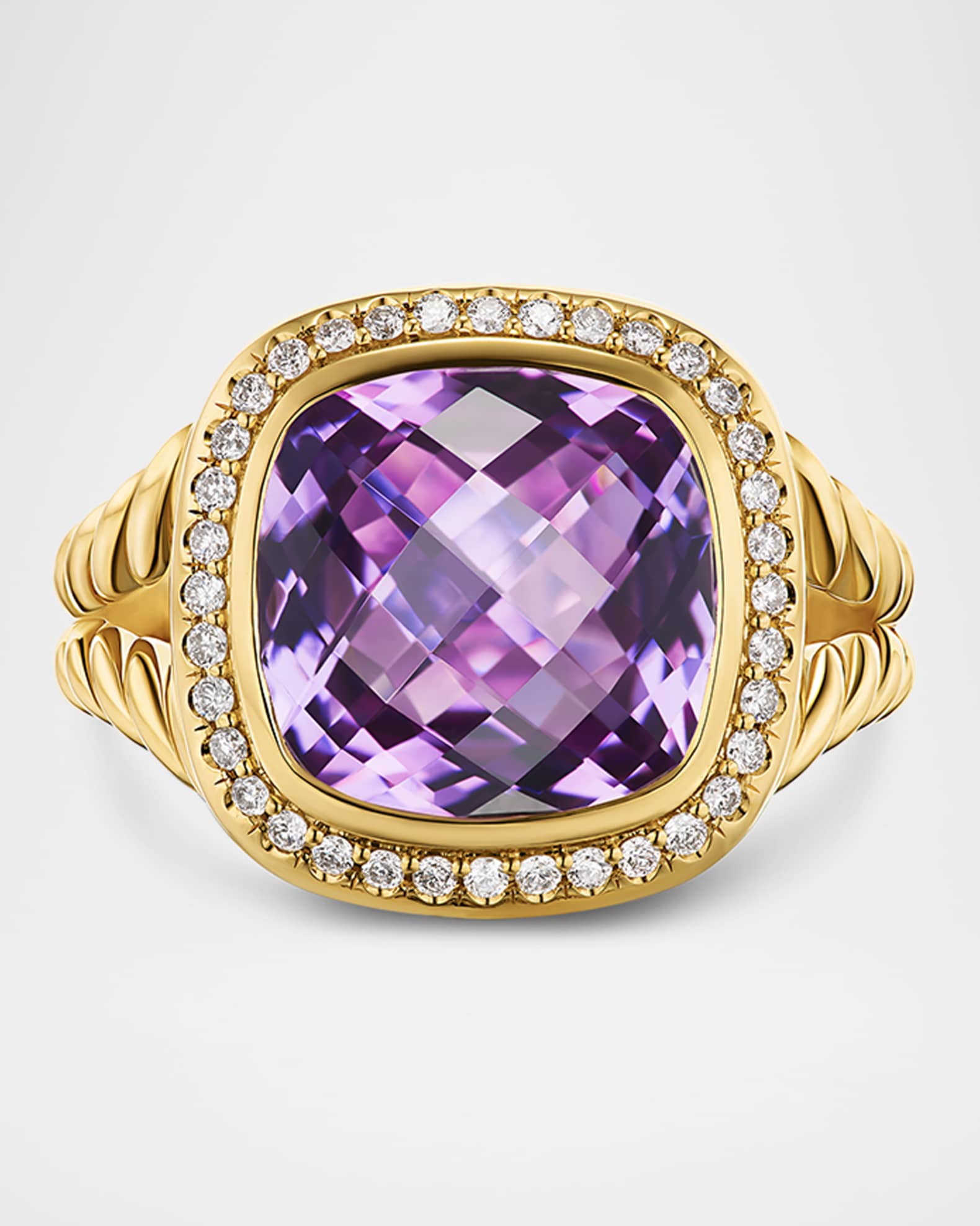 Albion Ring with Gemstones and Diamonds in 18K Gold 0
