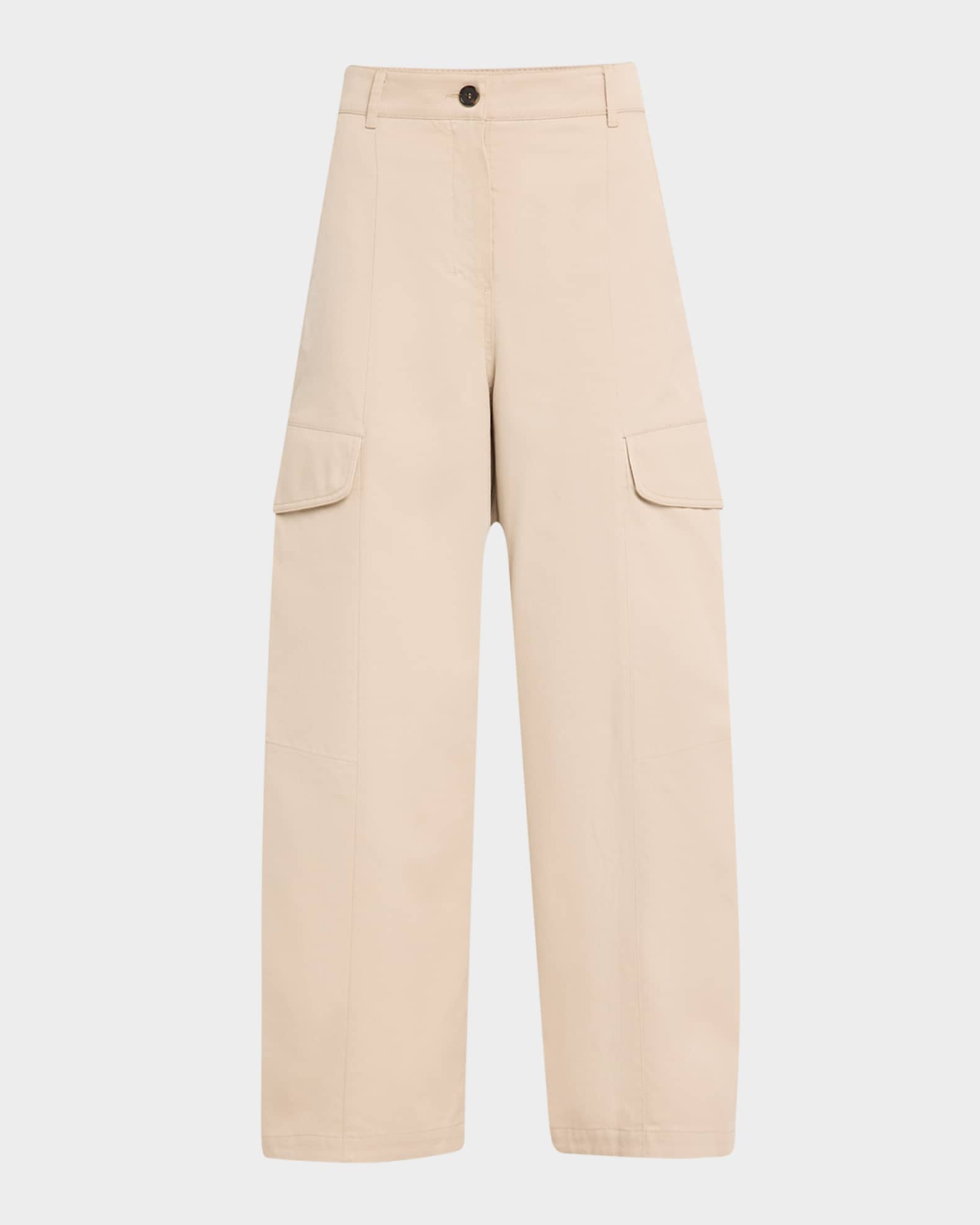Rosatea Wide-Leg Cargo Pants 0