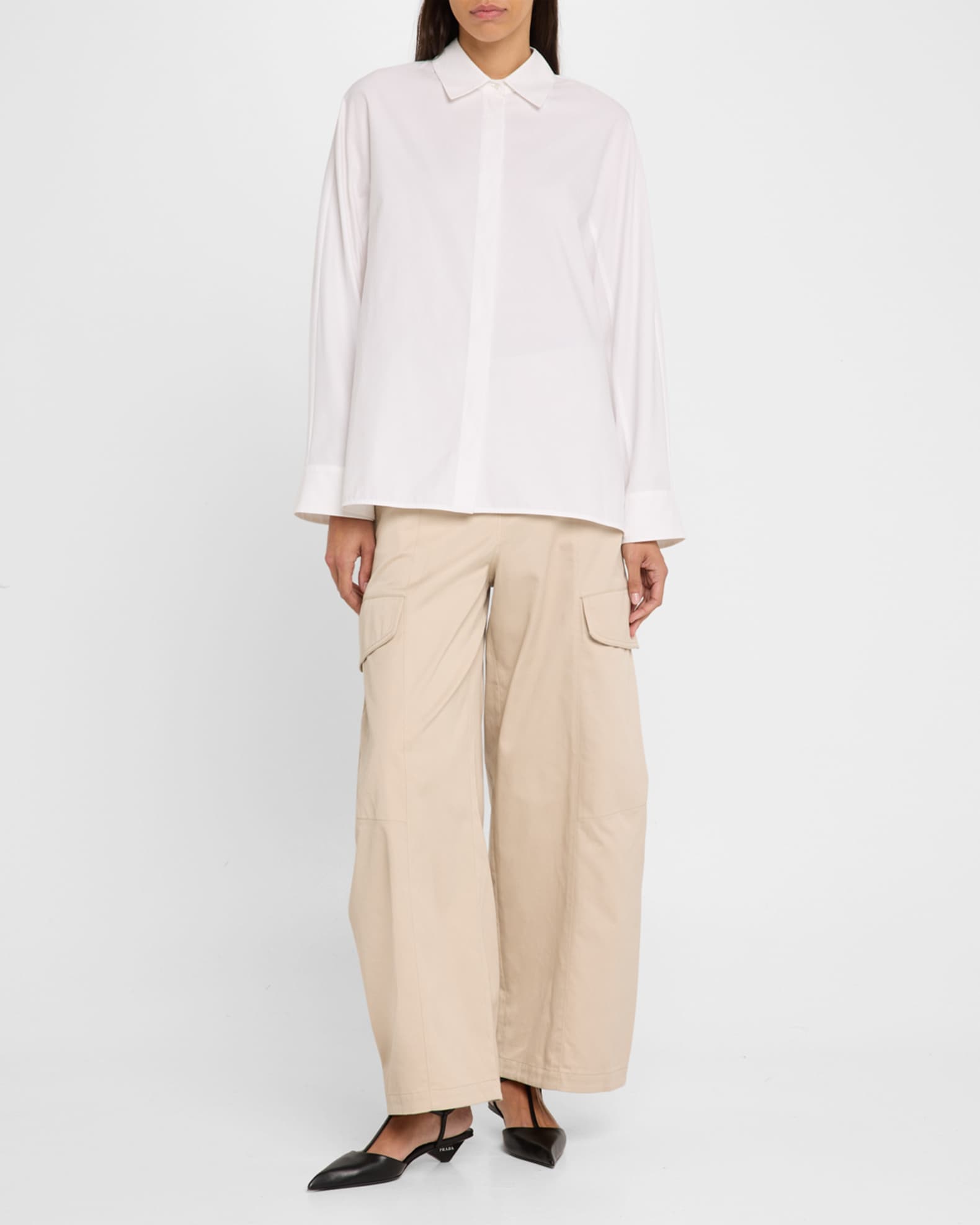 Conero Cotton Button-Down Shirt 1