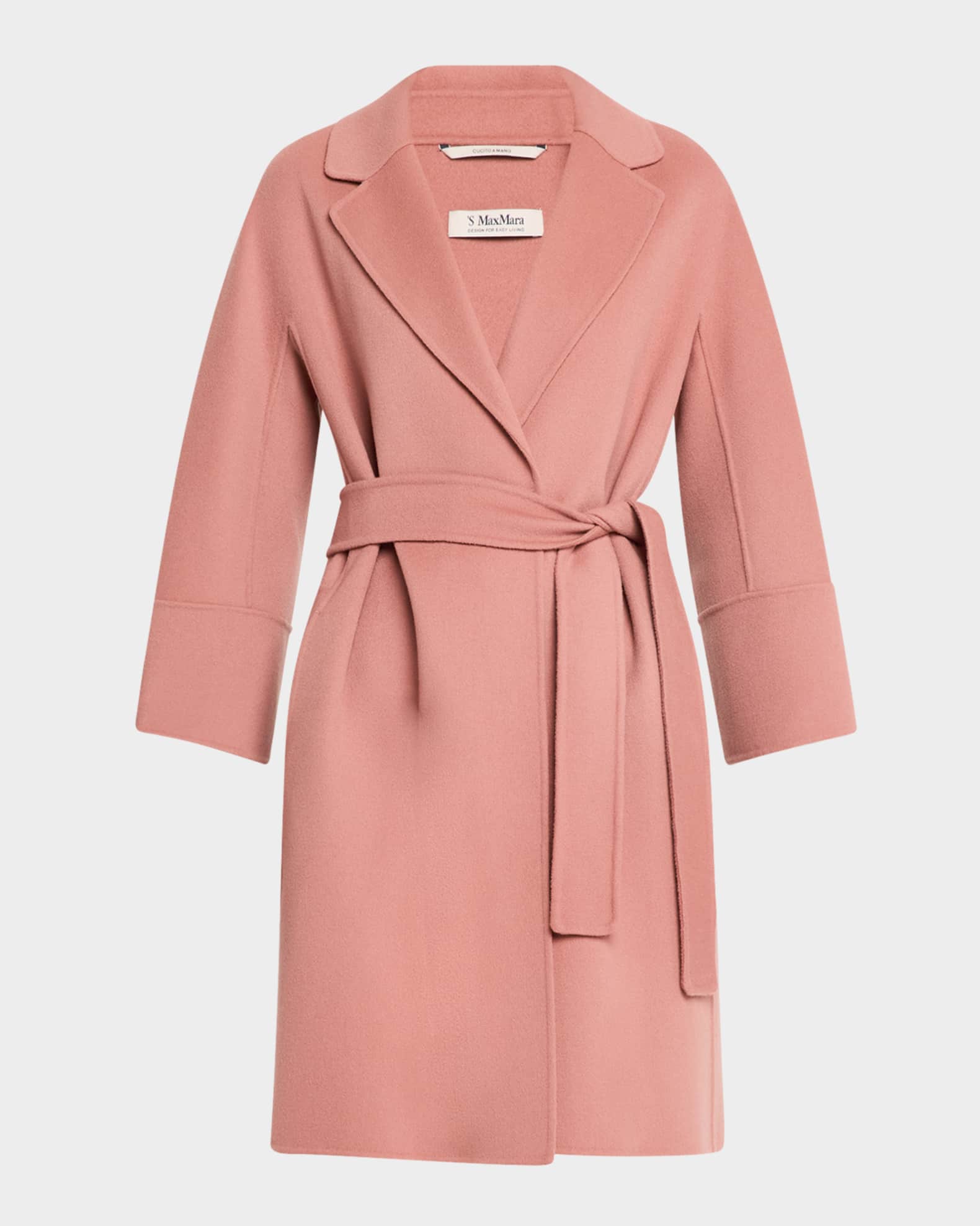Arona Belted Wool Wrap Coat 0