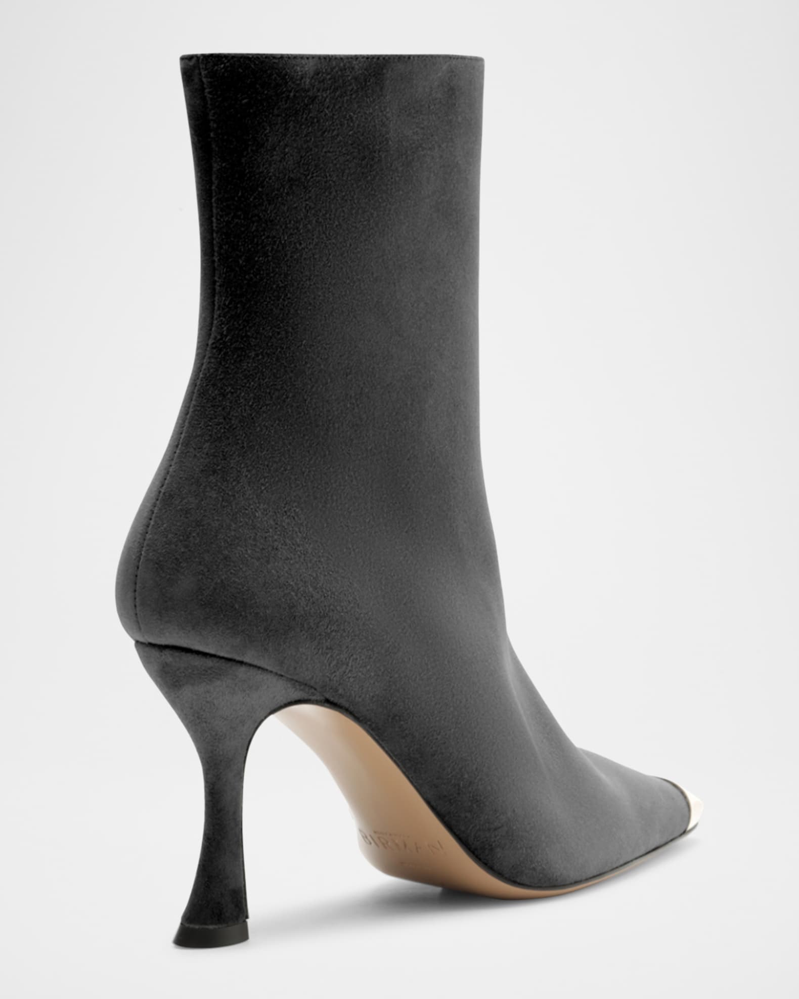 Alexandre Birman Olivia Suede Cap Toe Booties Neiman Marcus