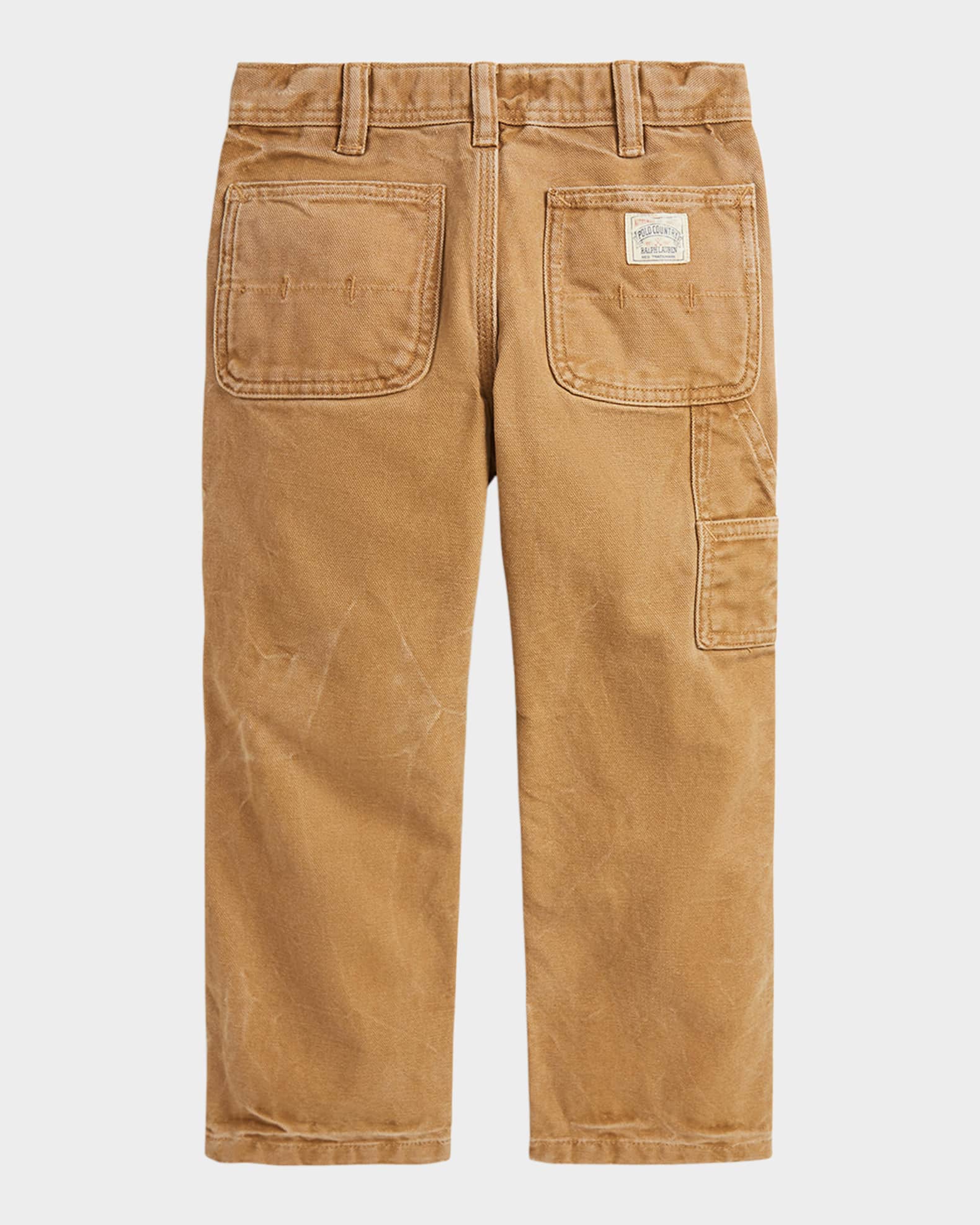 Boy's Canvas Utility Pants W/ Archival Patch, Size 8-20 1
