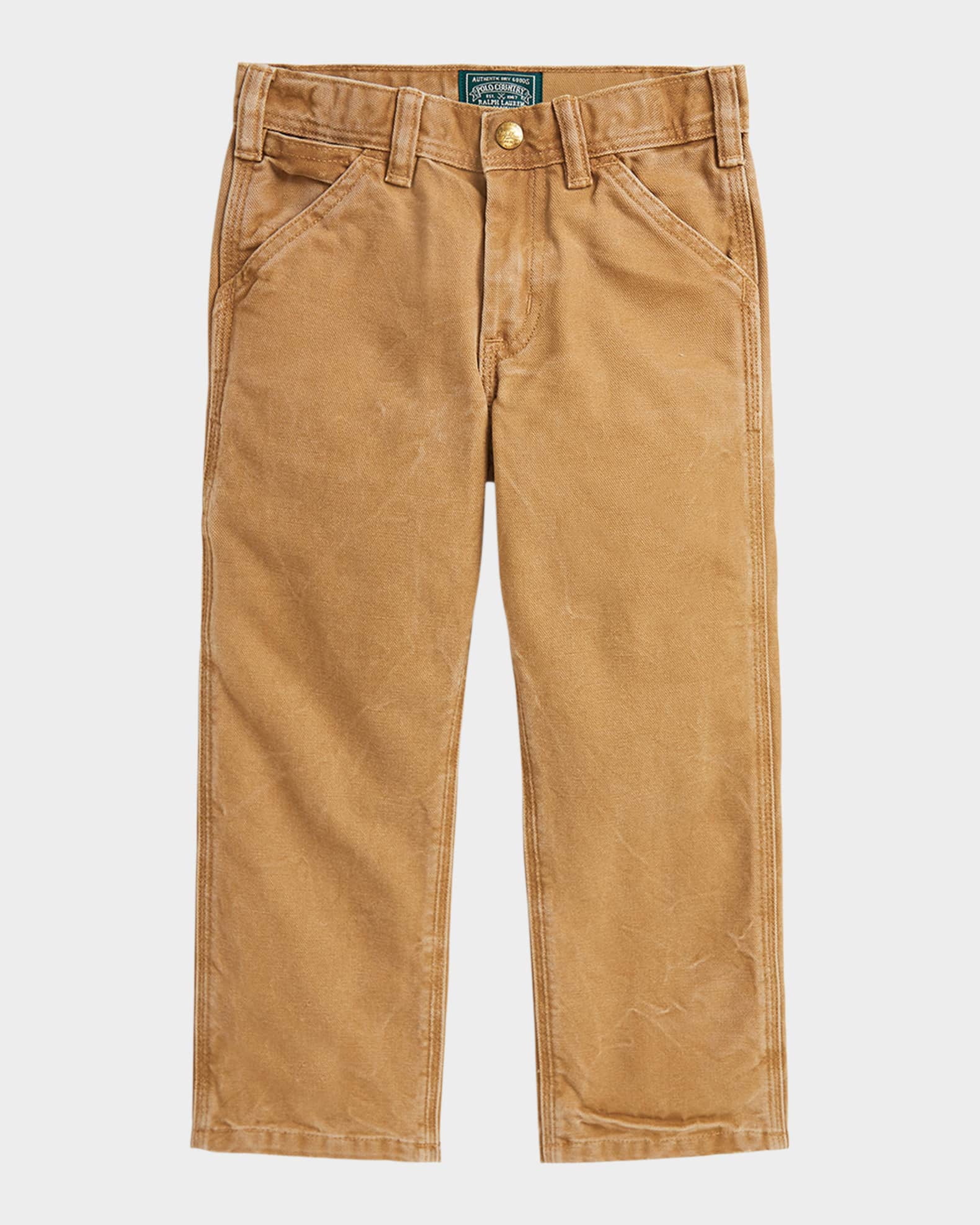 Boy's Canvas Utility Pants W/ Archival Patch, Size 8-20 0