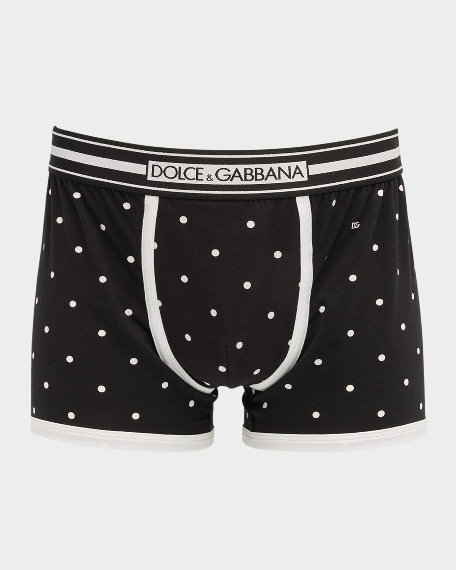 Men's Jersey Polka Dot Boxer Briefs 0