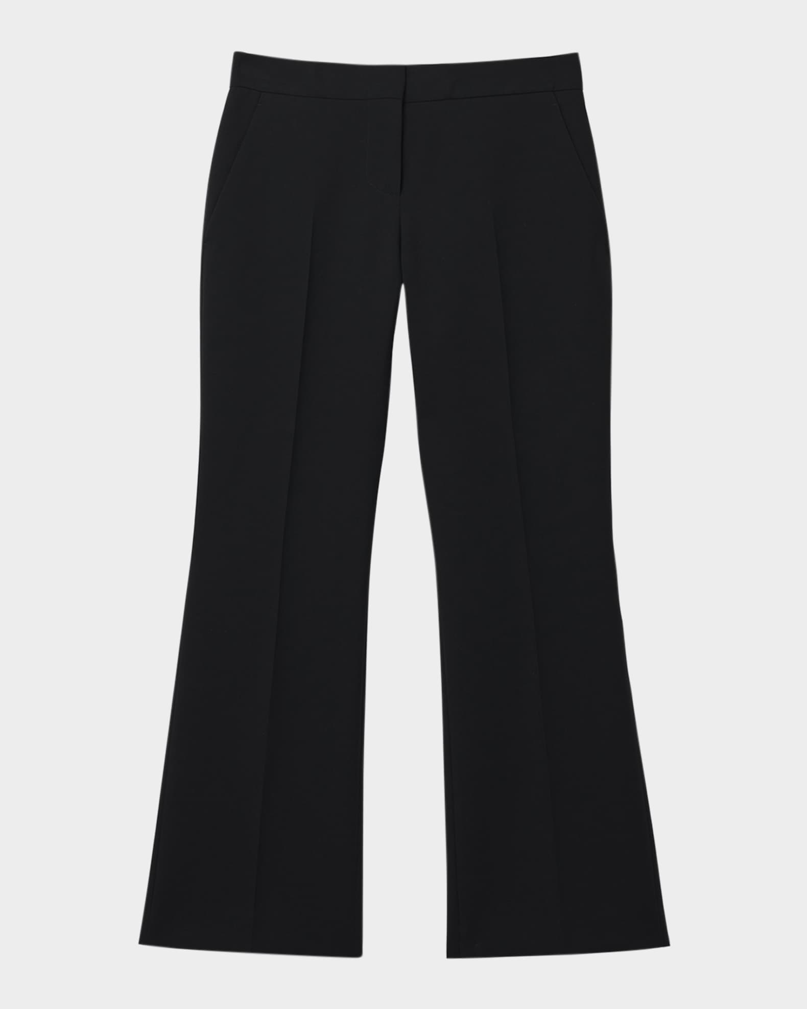Tailored Wool Crop Trousers 0