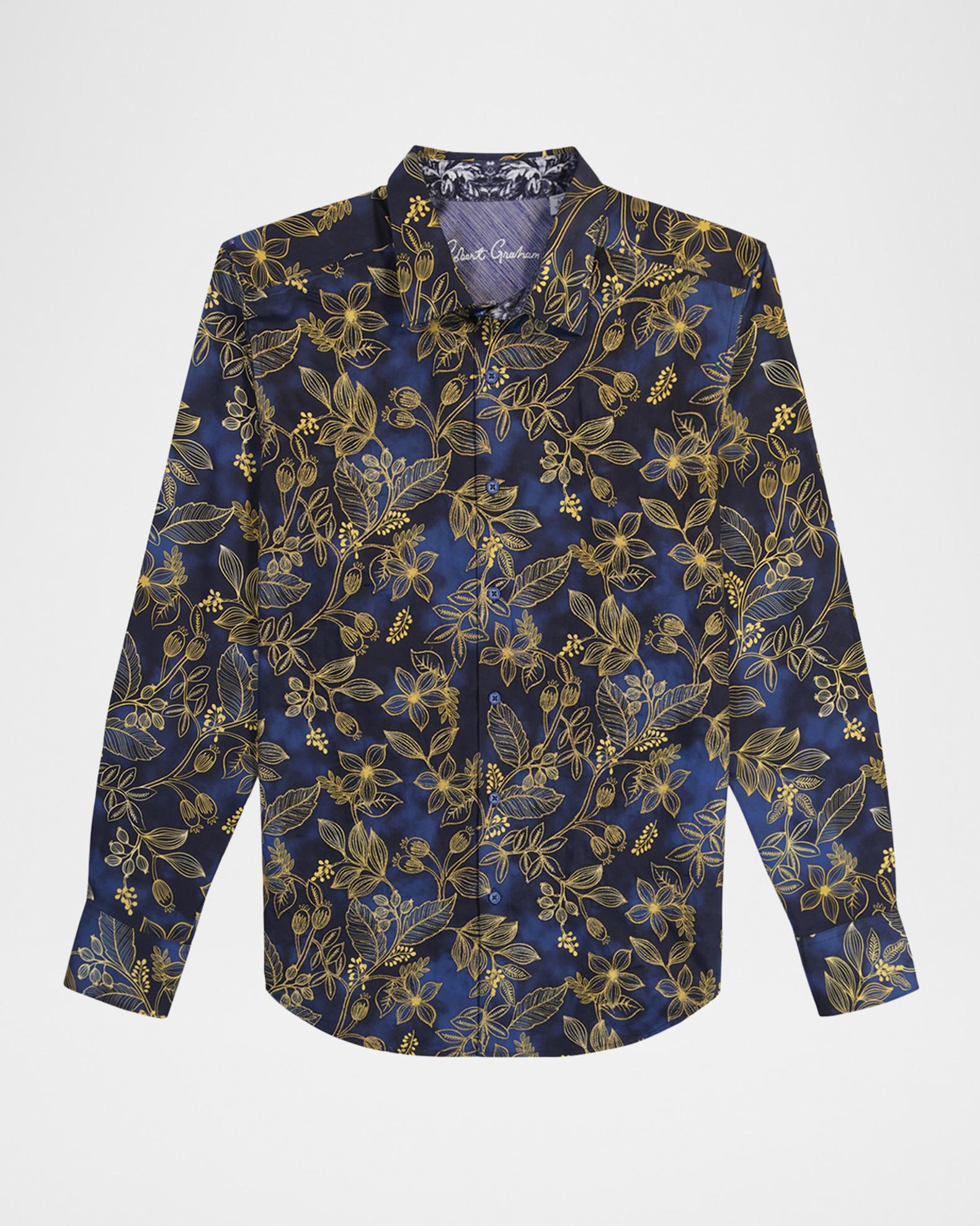 Robert Graham Men's Walcott Long Sleeve Woven Shirt - View #9