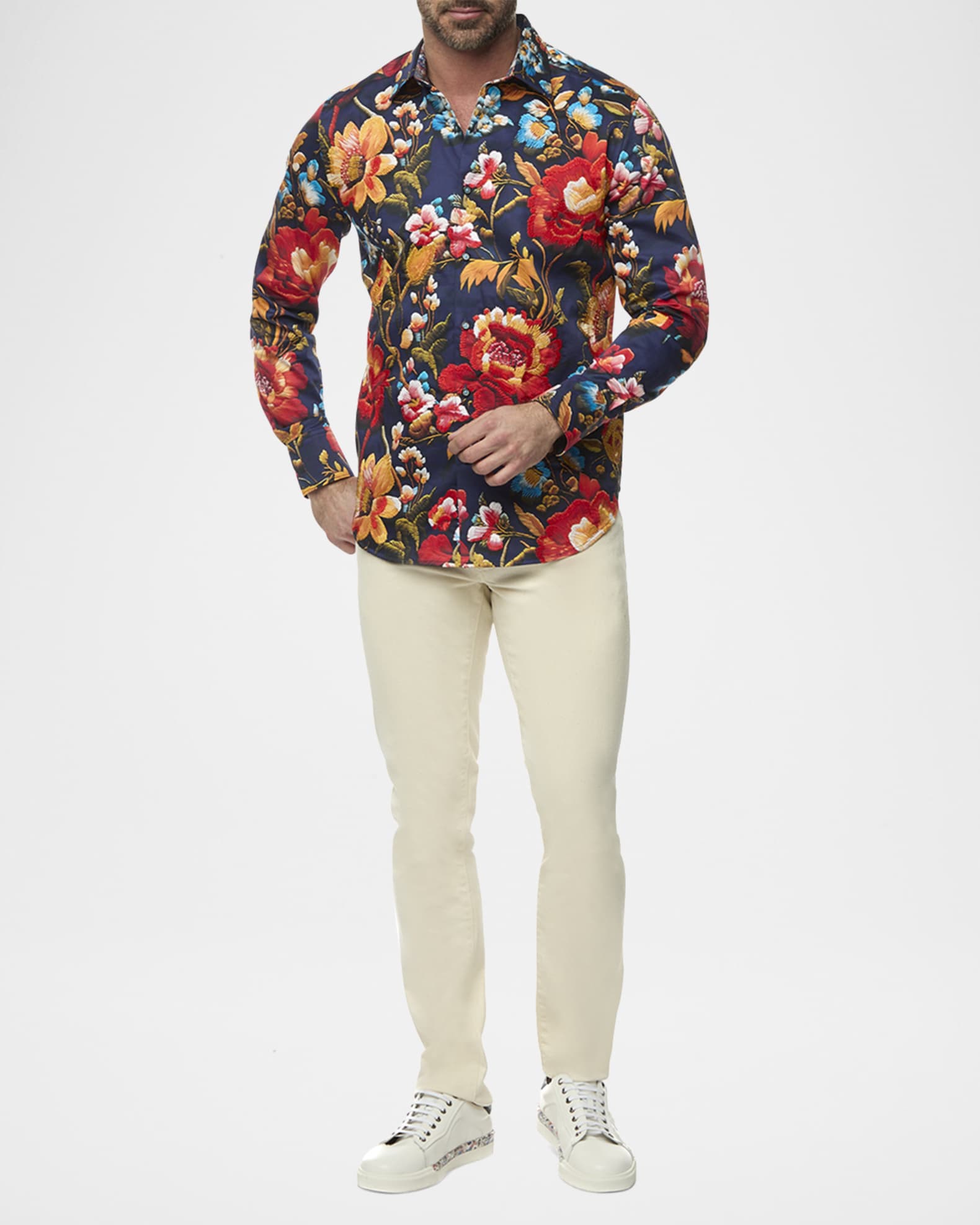 Men's Manchester Floral Sport Shirt 1