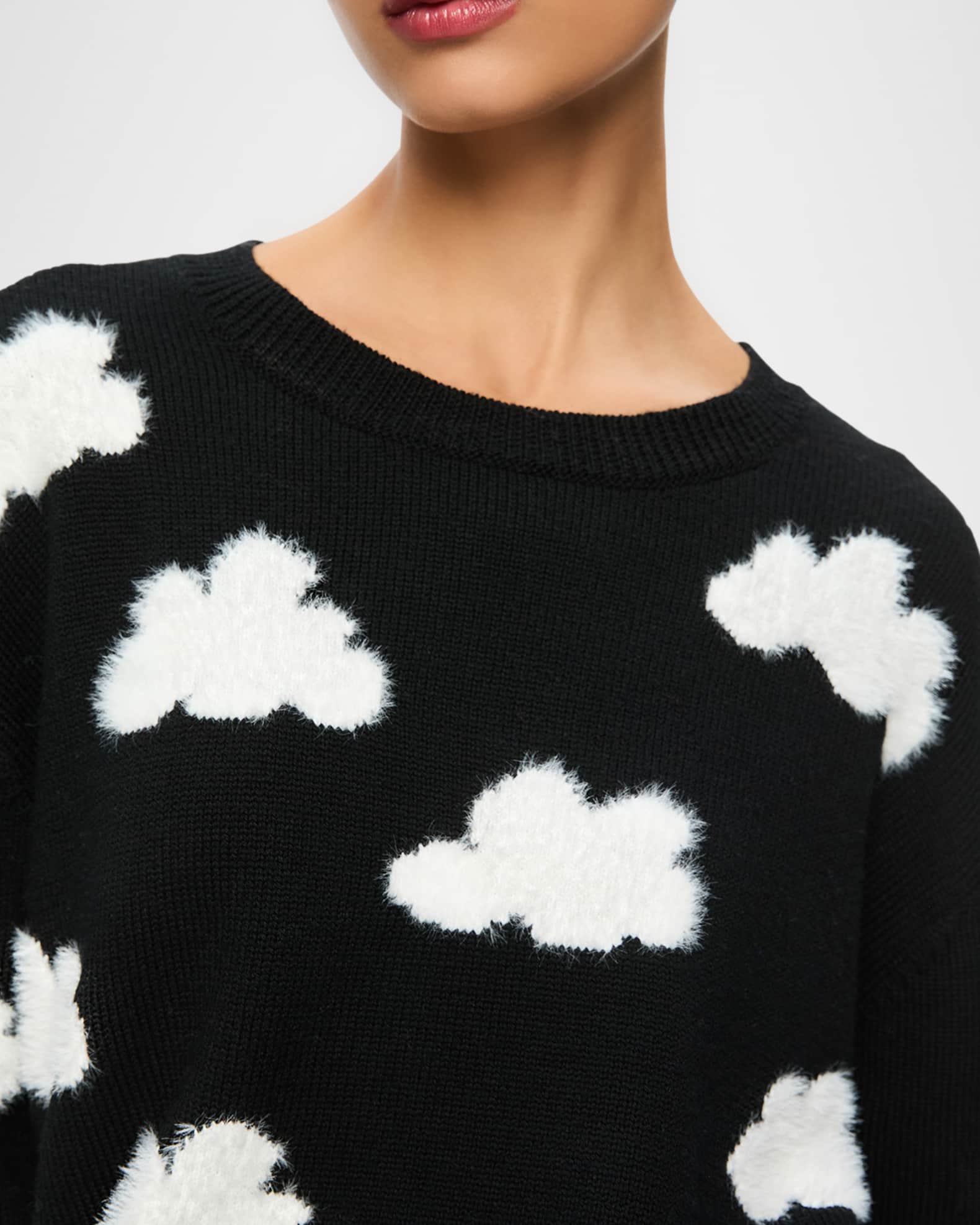 Fuzzy cloud sweater online