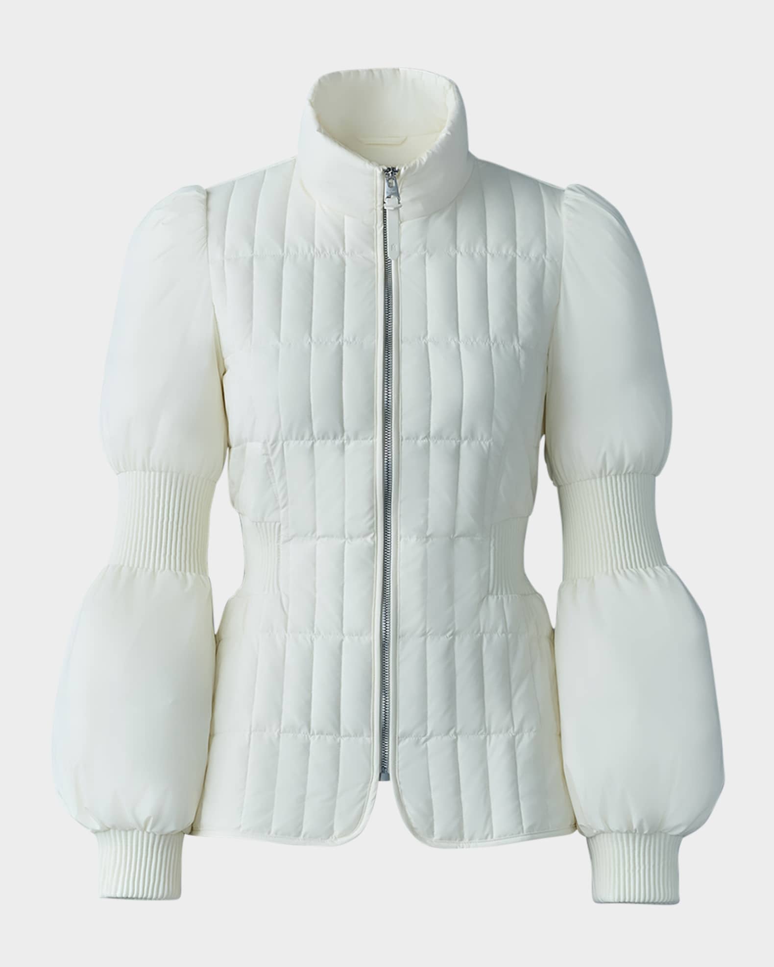 Felicia puffer jacket with belt top