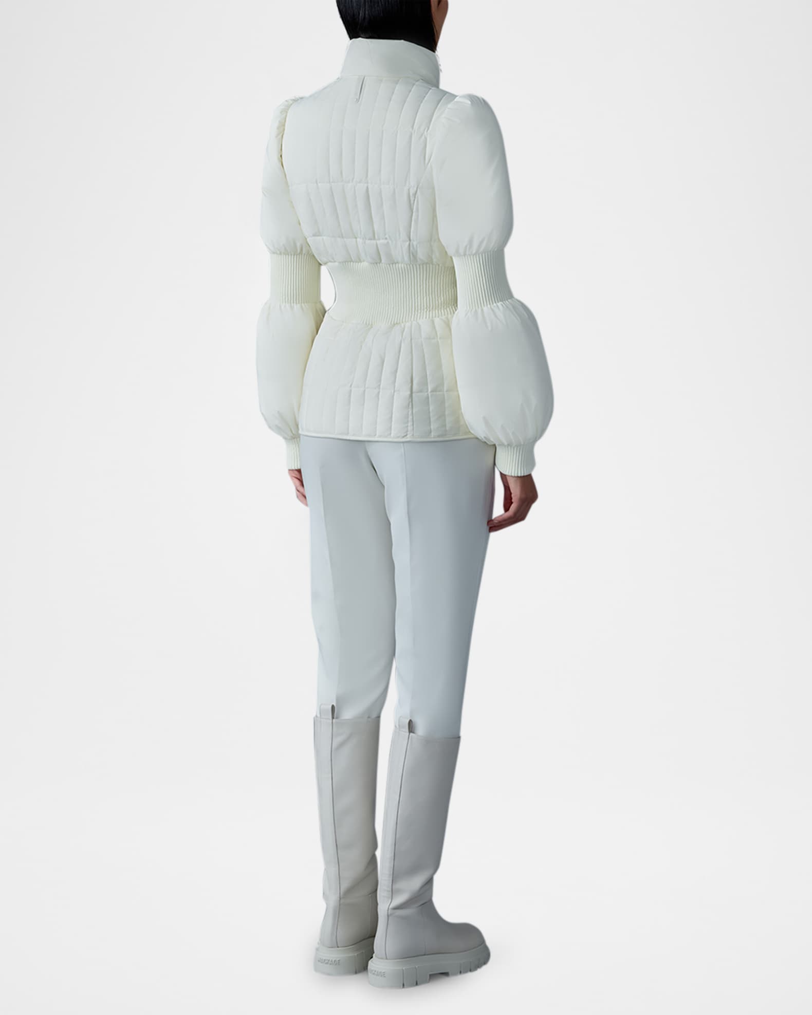 Felicia puffer jacket with belt cheap