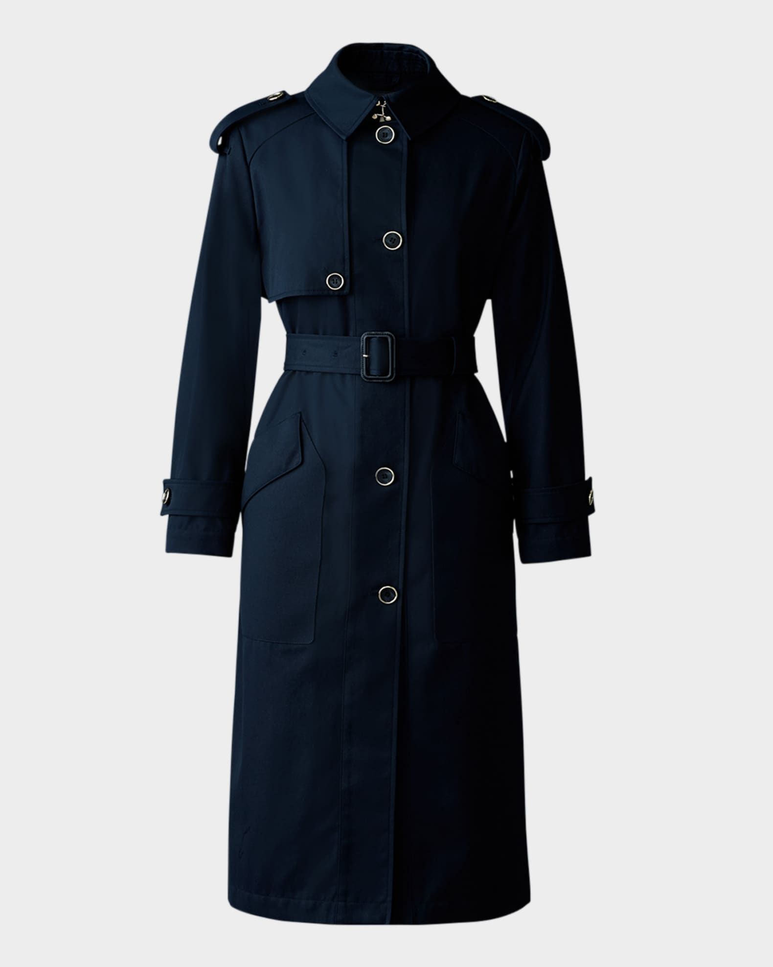 Mackage Akili Long Coat Navy