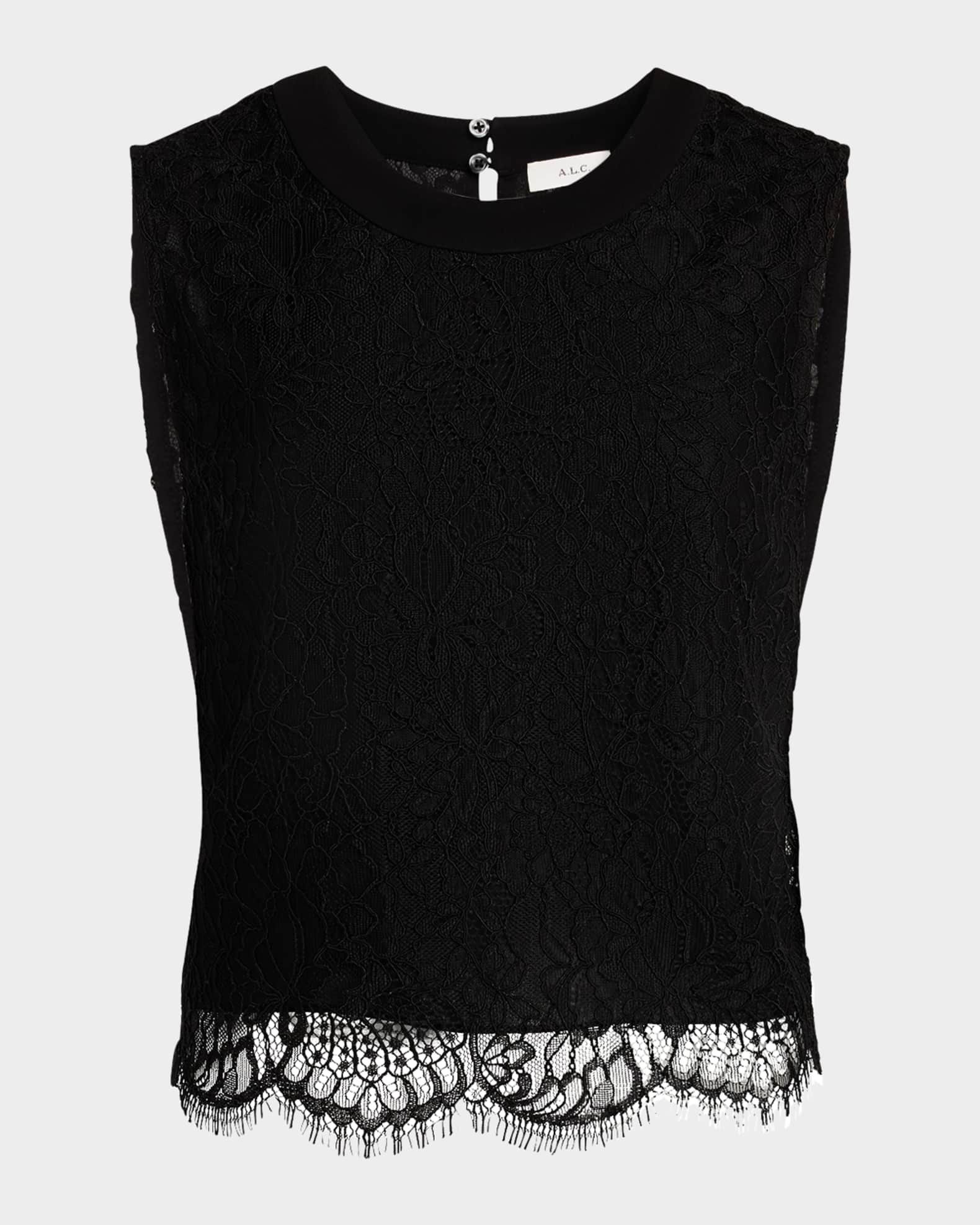 Gai Sleeveless Lace Top 0