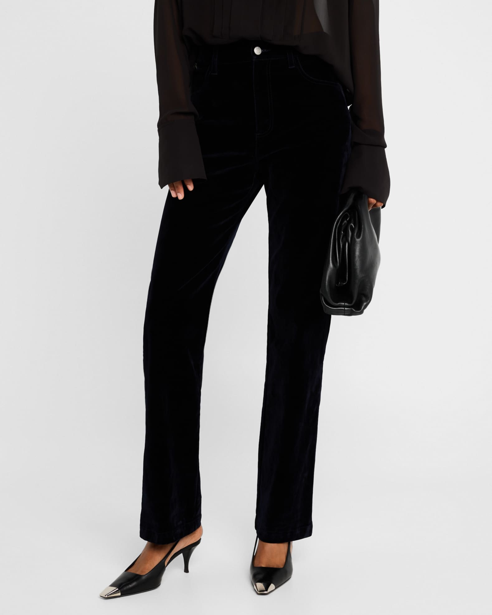 Willie Straight Velvet Pants 1