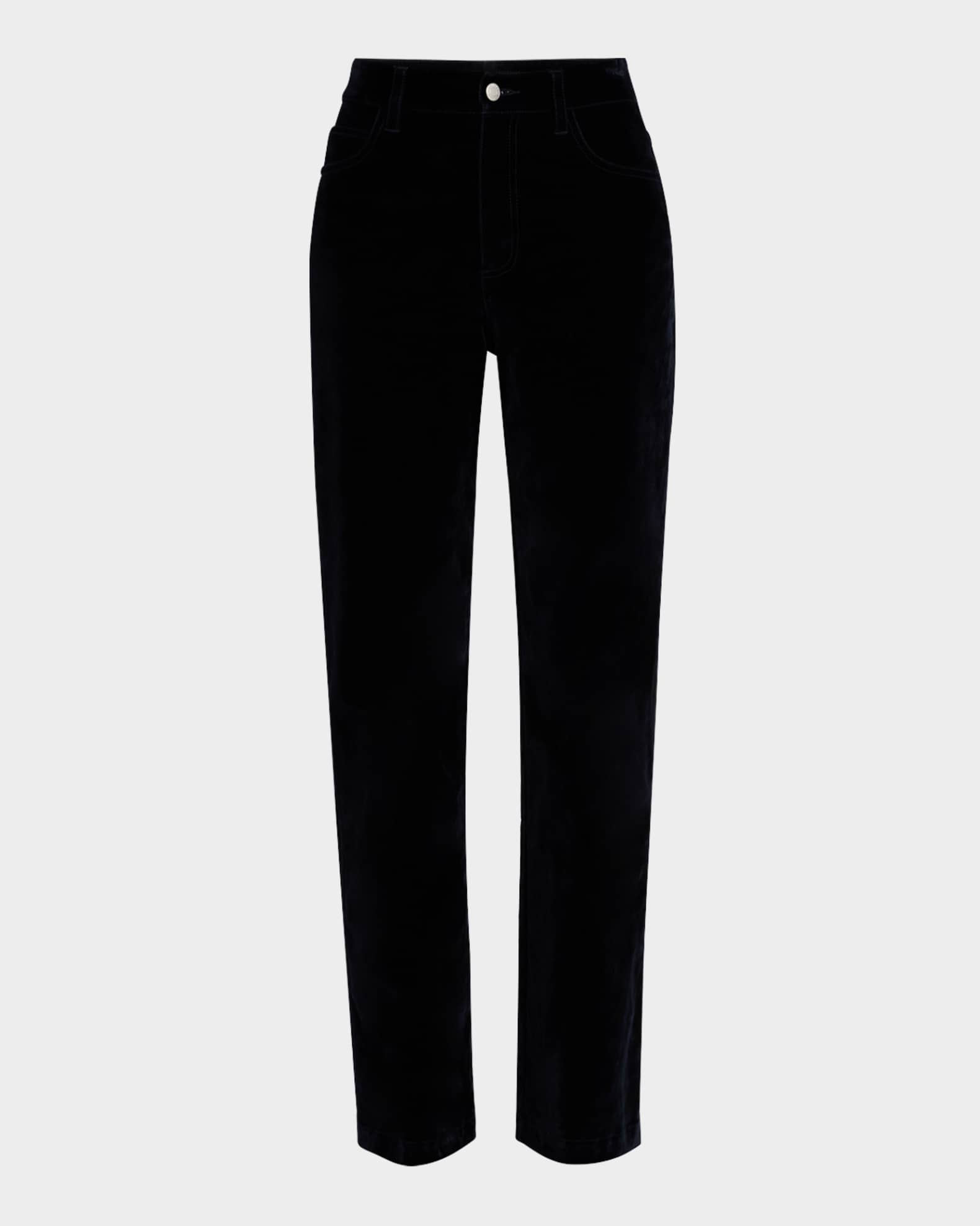 Willie Straight Velvet Pants 0