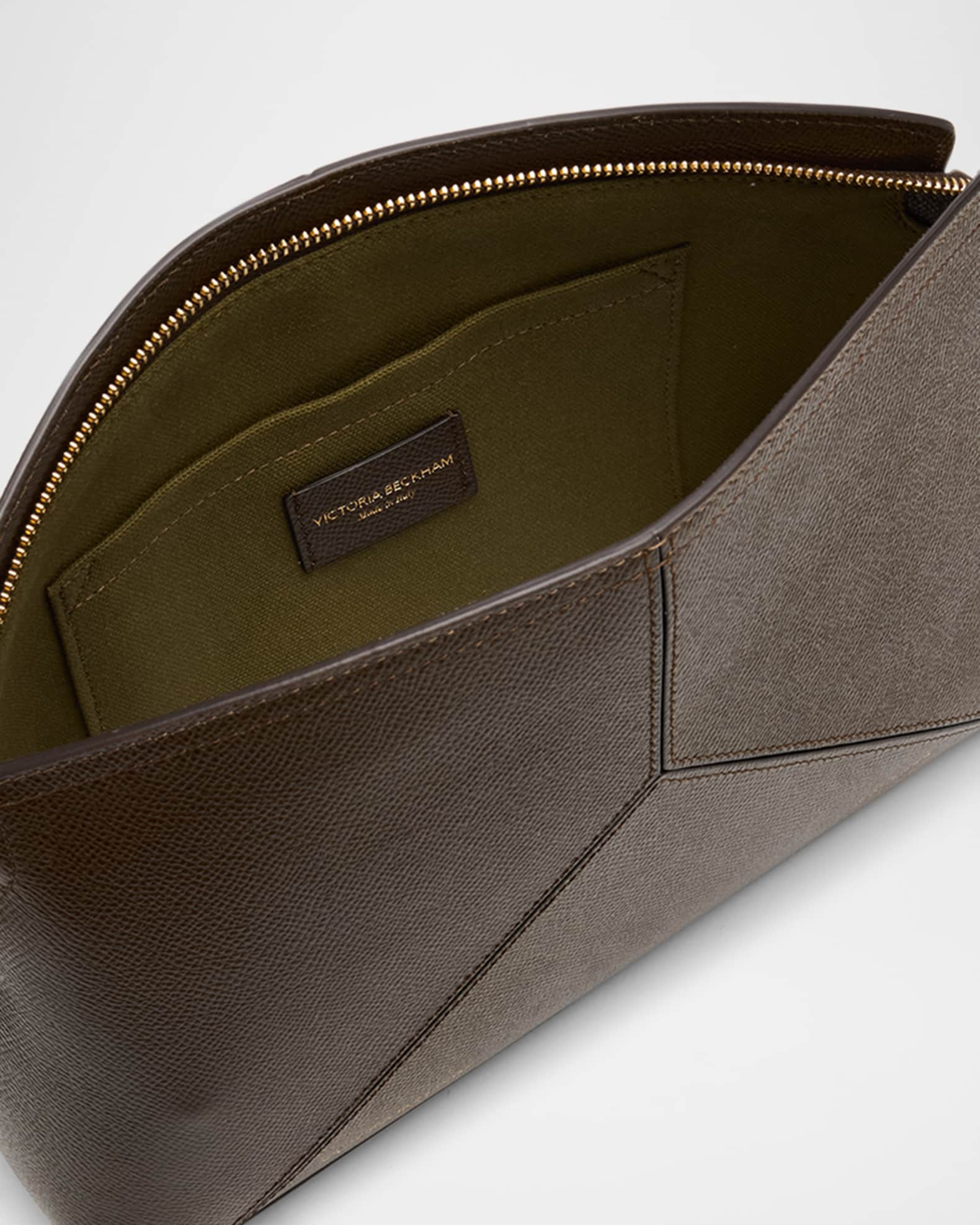 【関税込み】The Victoria Clutch - Victoria Beckham - Leather Victoria Clutch Bag In Black Leather – Victoria Beckham Inc