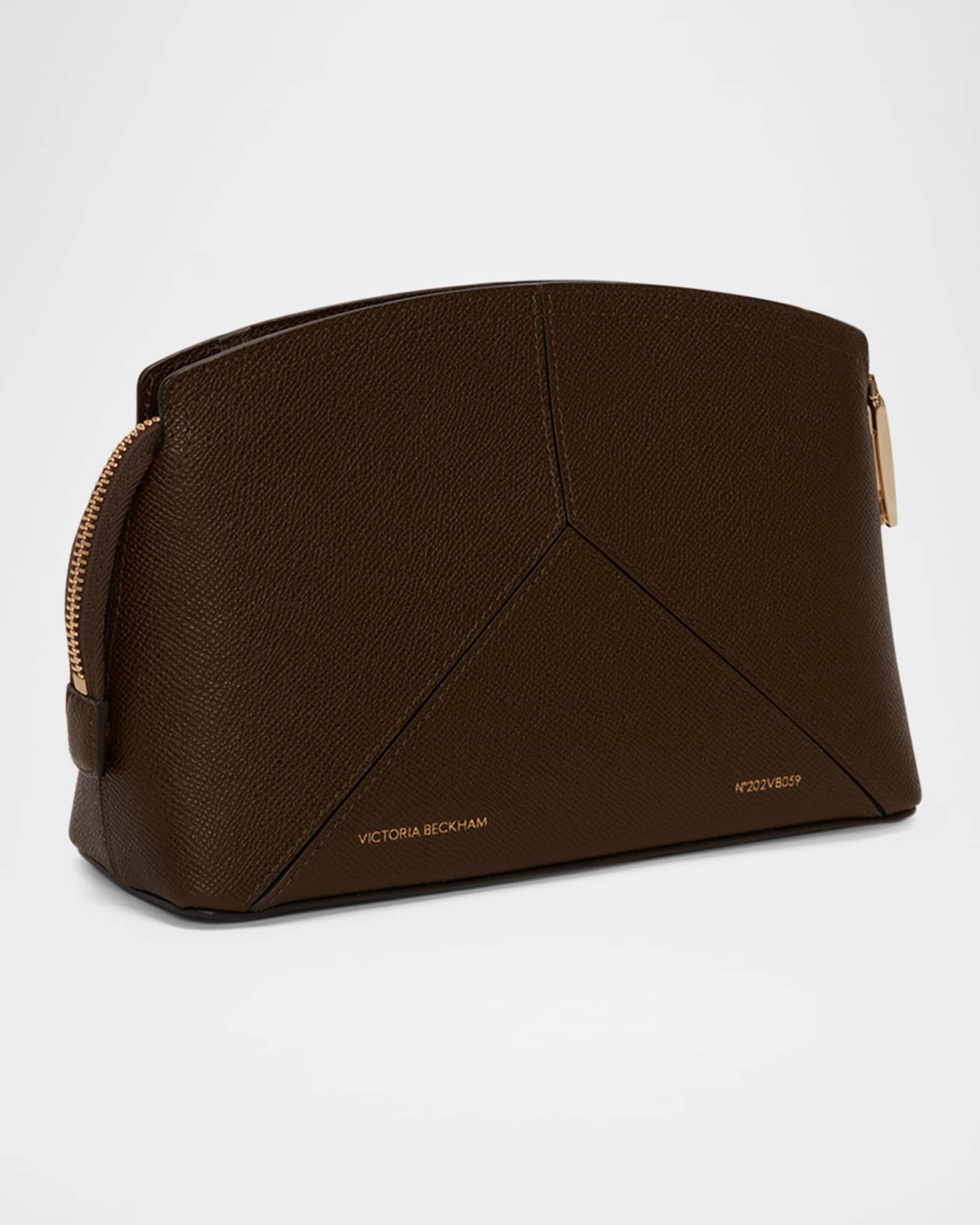 Victoria Beckham The Victoria Zip Leather Crossbody Bag