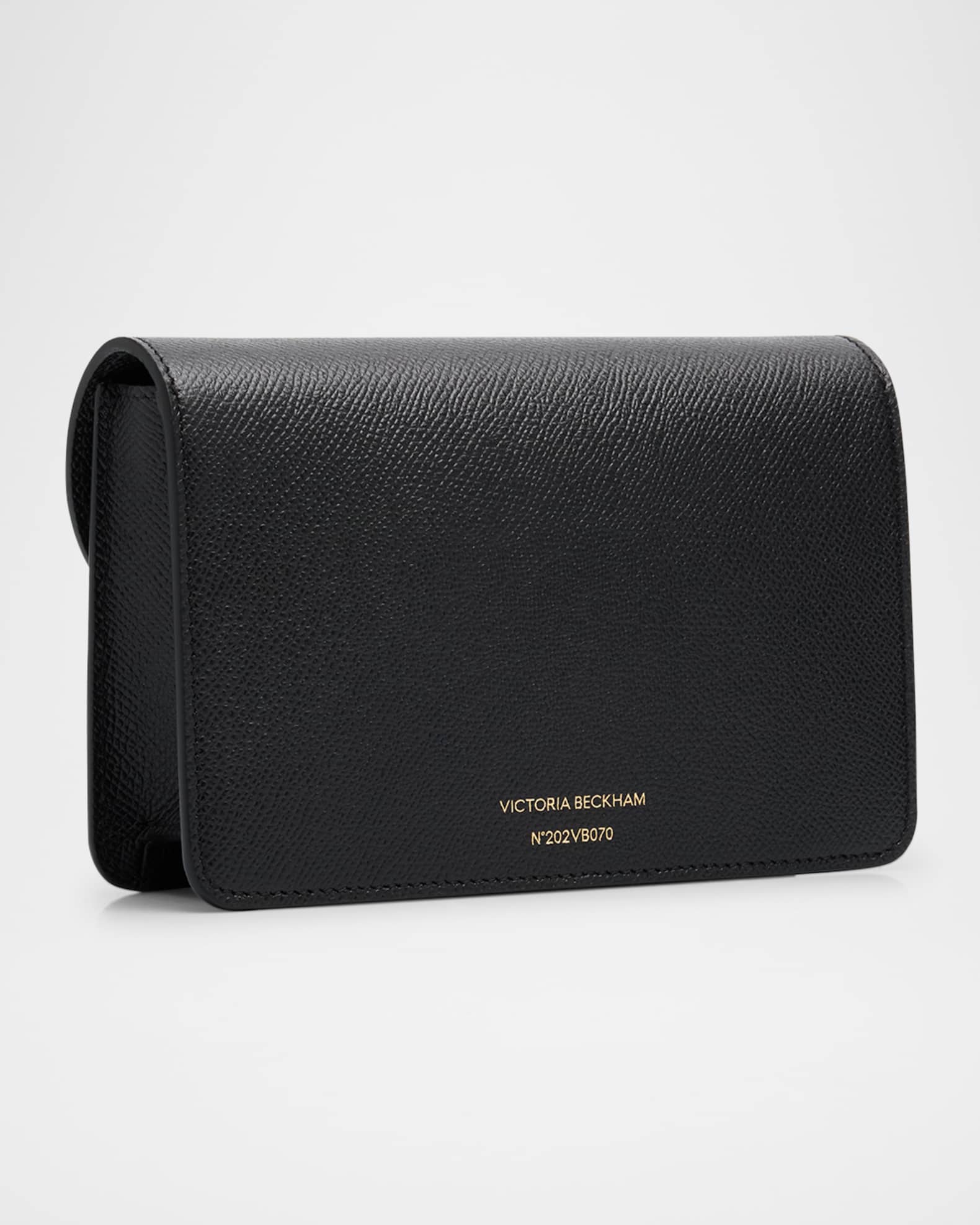 【Victoria Beckham】ナノメタリックレザーショルダーバッグ Victoria Beckham Nano Buckle Flap Leather Shoulder Bag