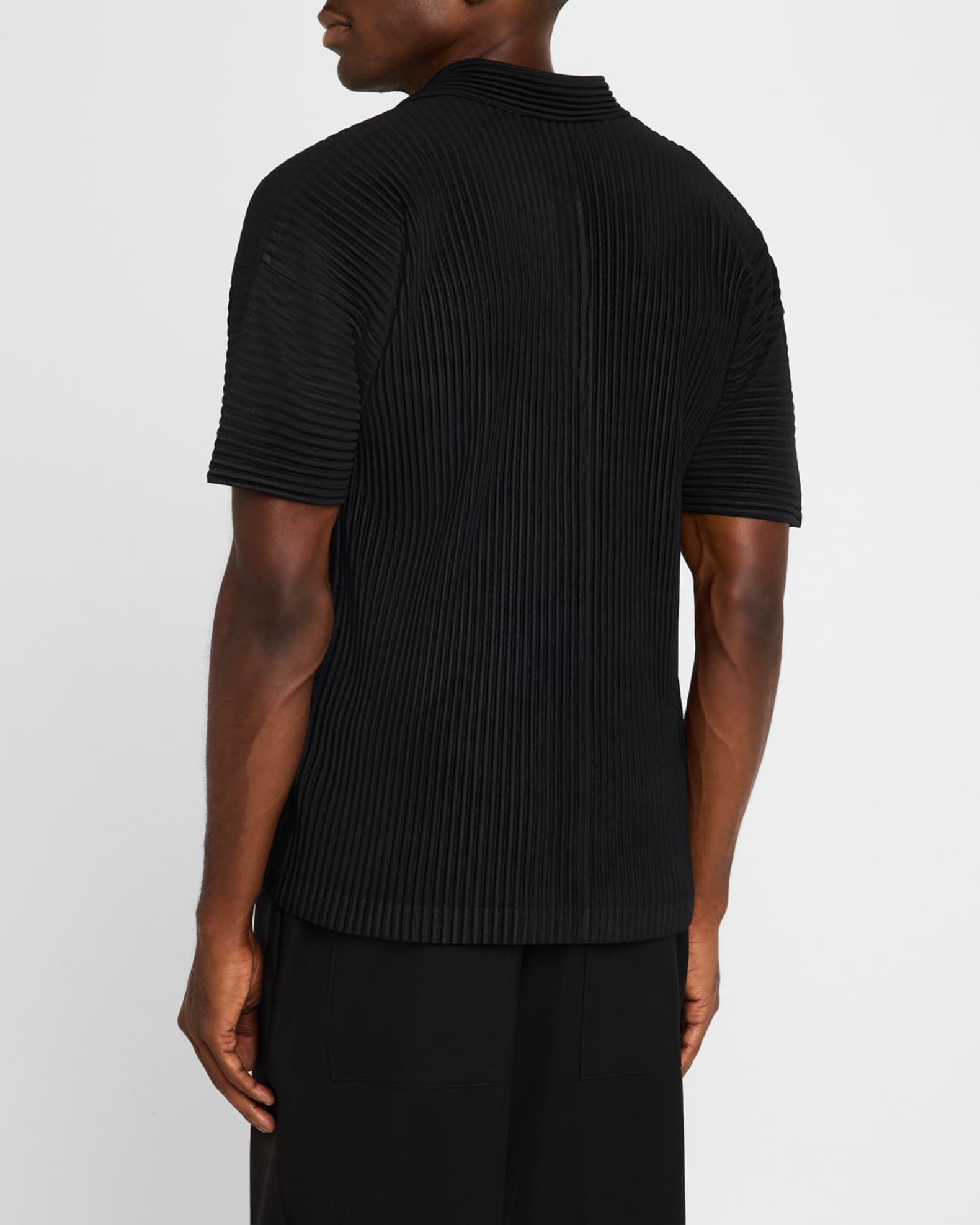 HOMME PLISSÉ ISSEY MIYAKE PLEATED POLO Homme Plisse Issey Miyake Men's Pleated Polo Shirt | Neiman