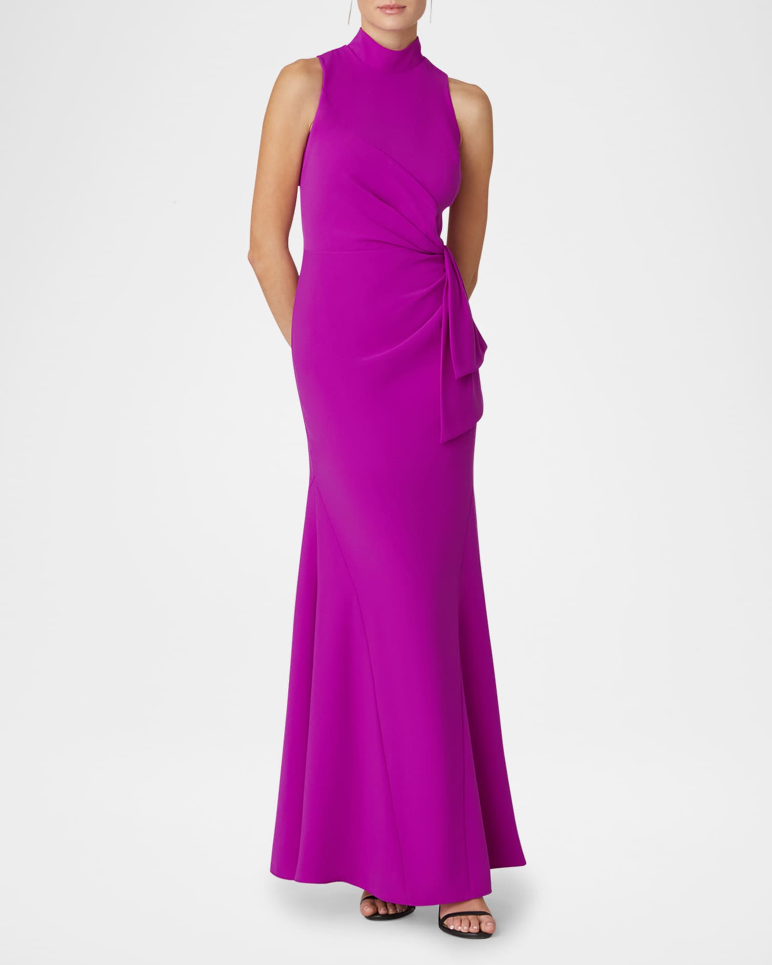 Mock neck evening gowns store
