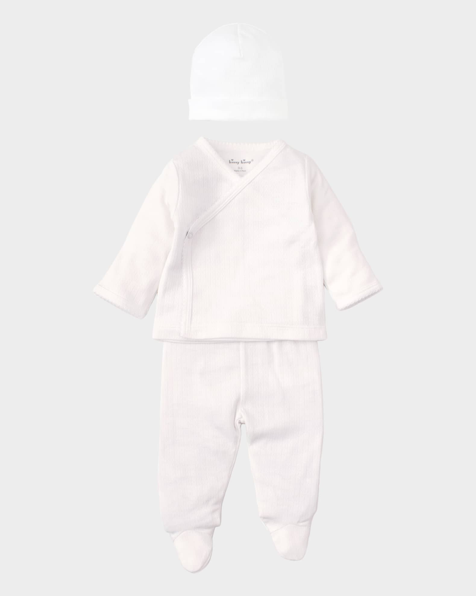 Girl's Three-Piece Take Me Home Set, Size Newborn-6M 0