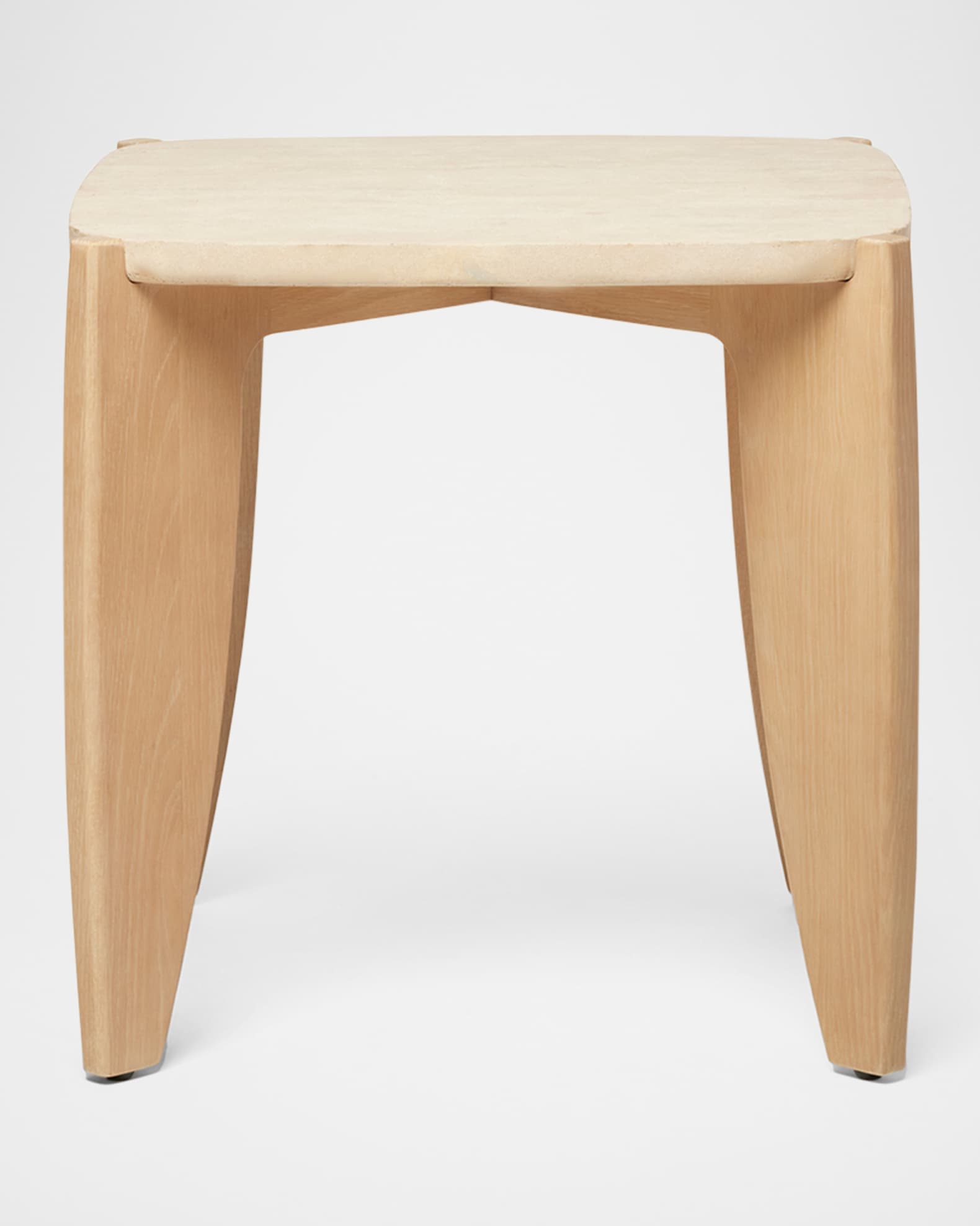 Rocco Travertine Side Table 1