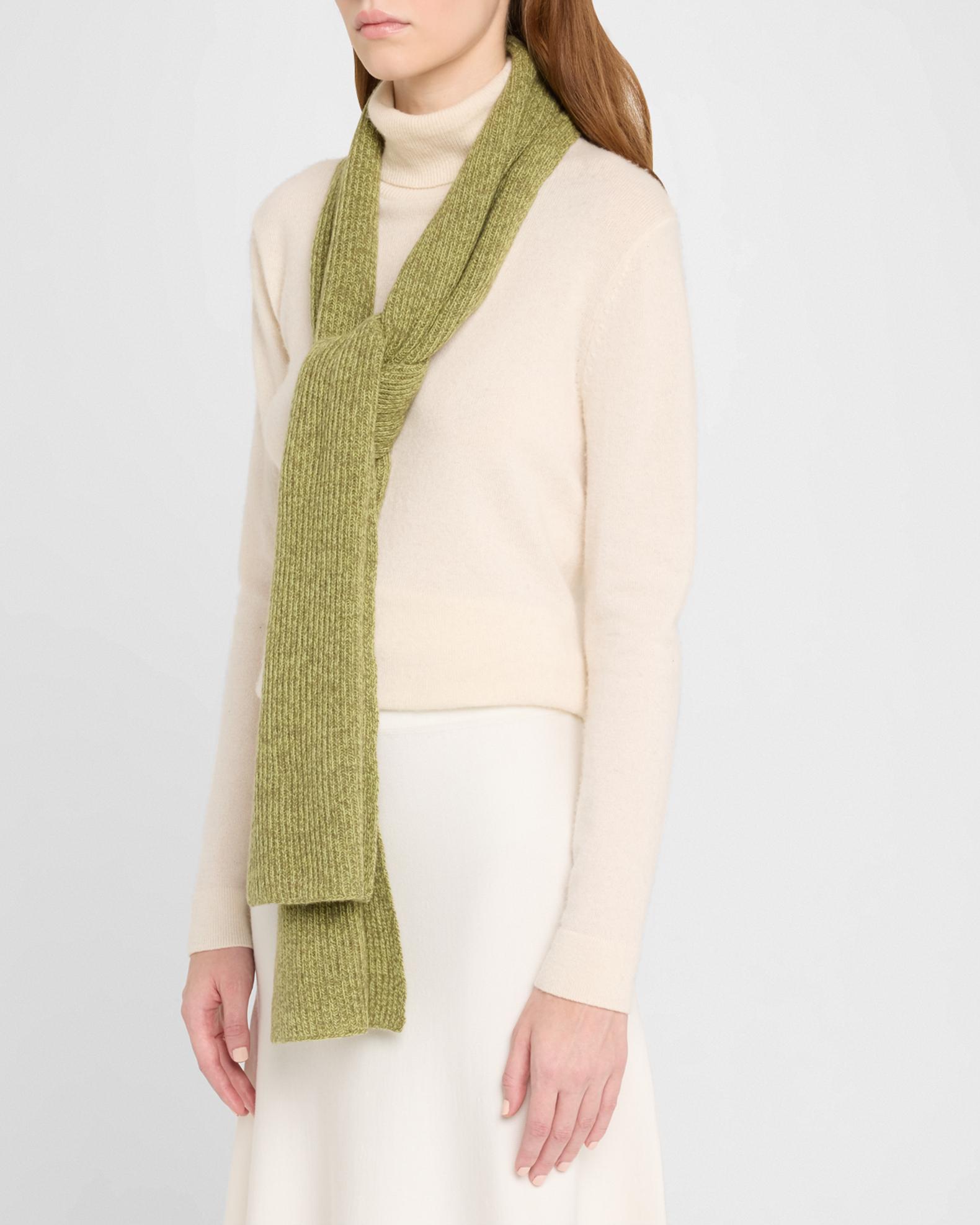 Portolano Tweed Ribbed Cashmere Scarf | Neiman Marcus