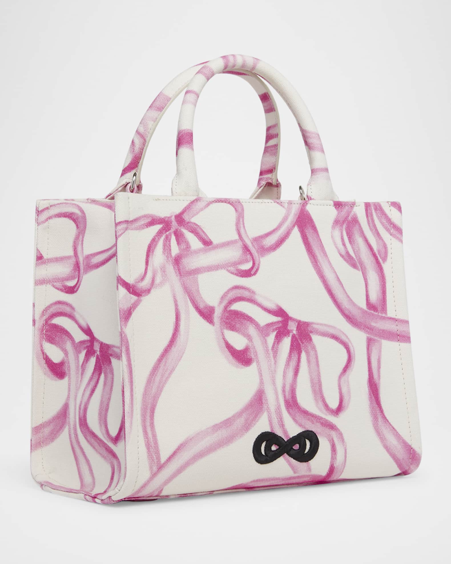 Riviera Bow Canvas Tote Bag 1
