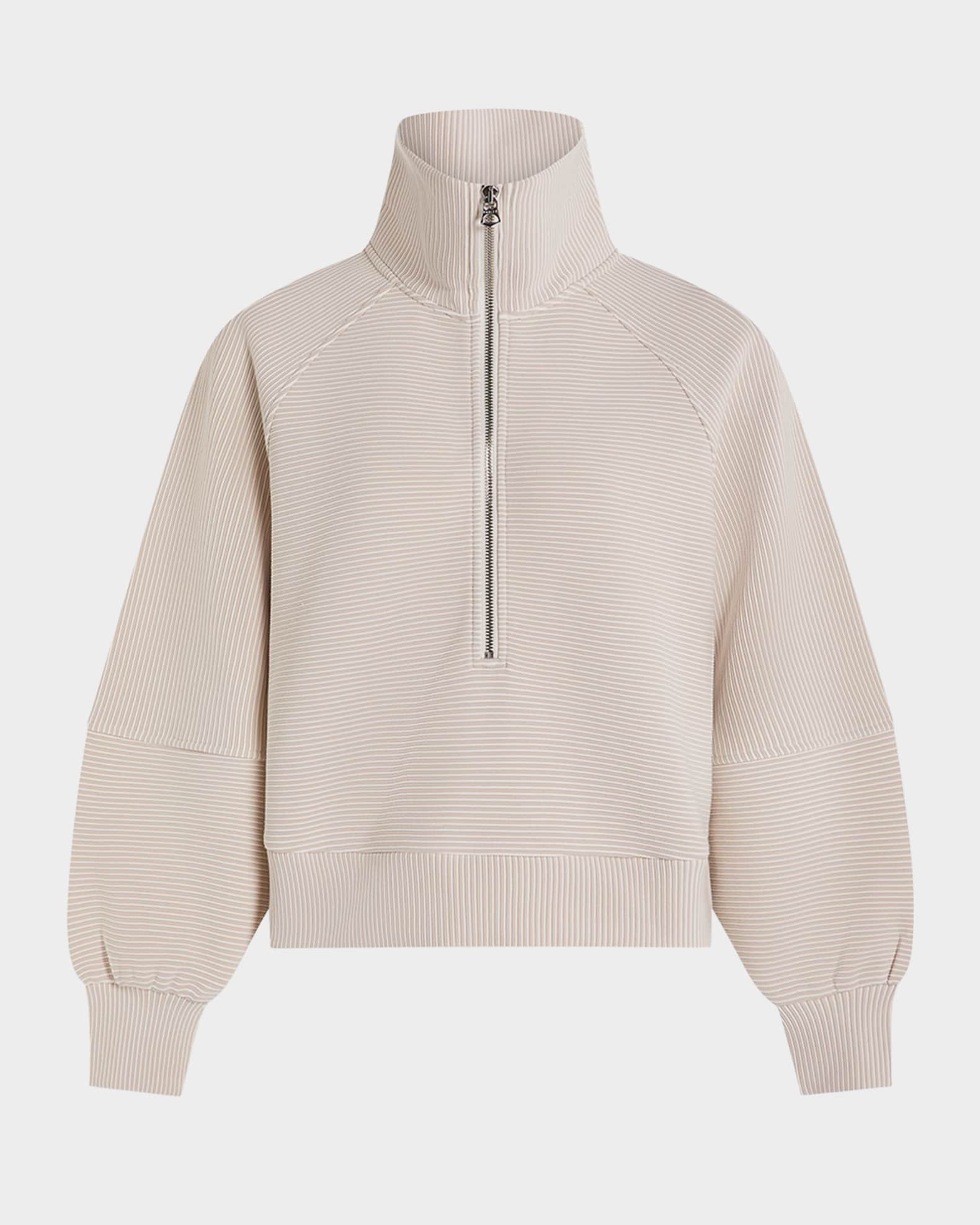 Milano Half-Zip Ribbed Sweatshirt 0