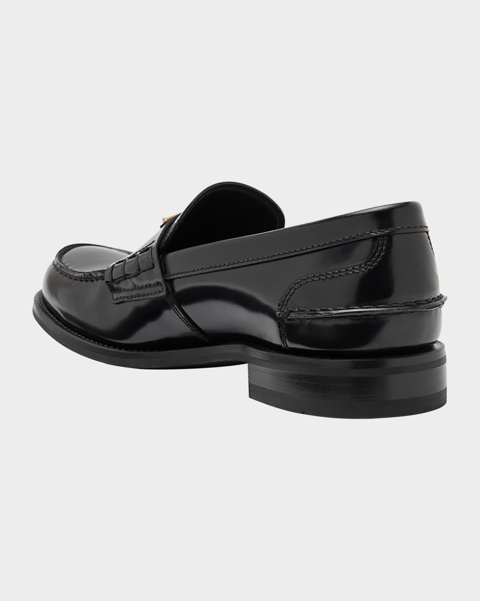 Men's Brushed Leather Split-Toe Loafers 1