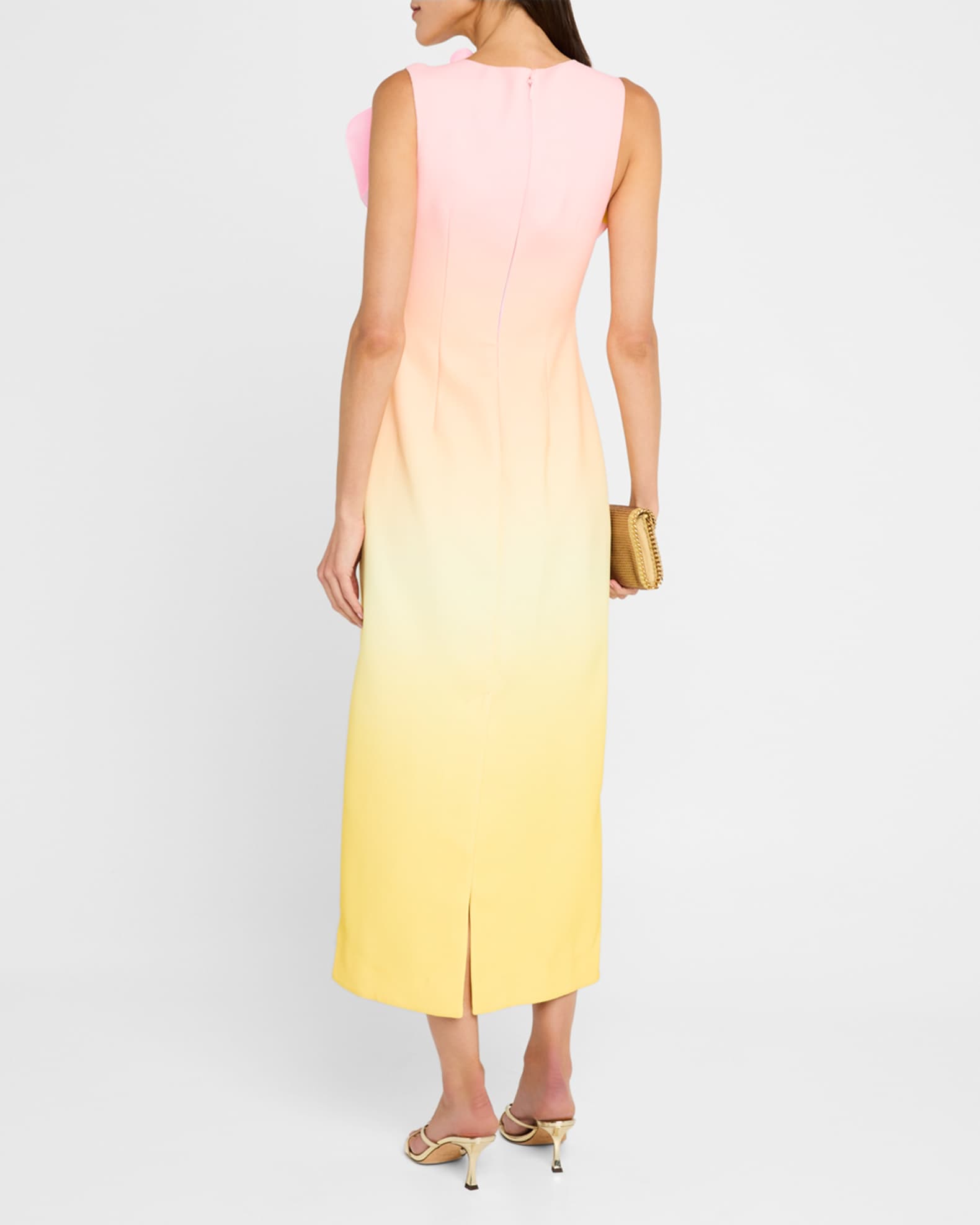 Warfield Ruffle Midi Dress