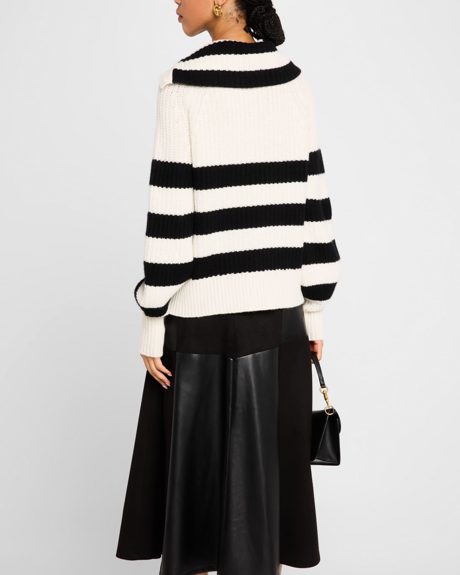 The Ayla Striped Cashmere Sweater