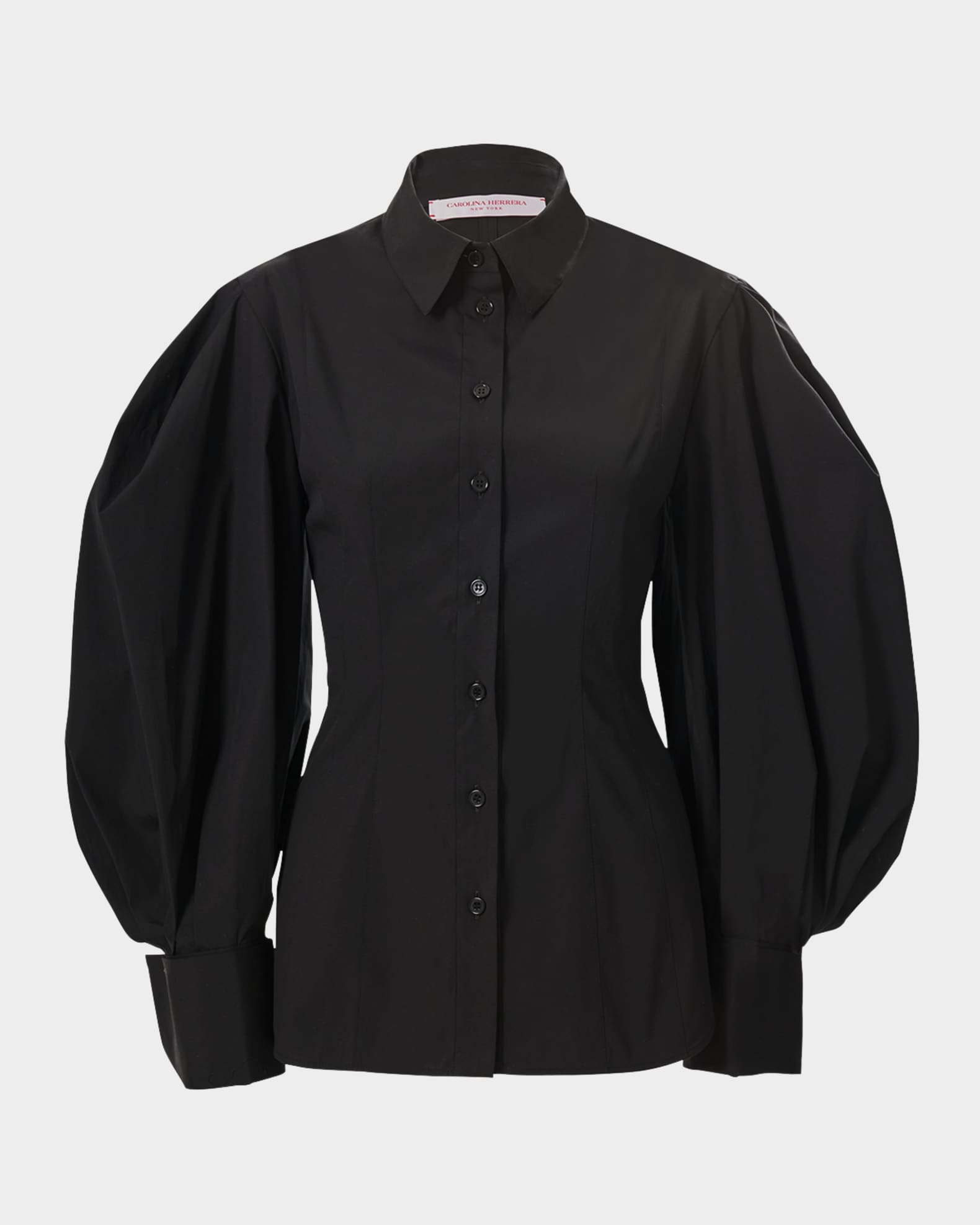 Full-Sleeve Cotton Button-Down Top 0