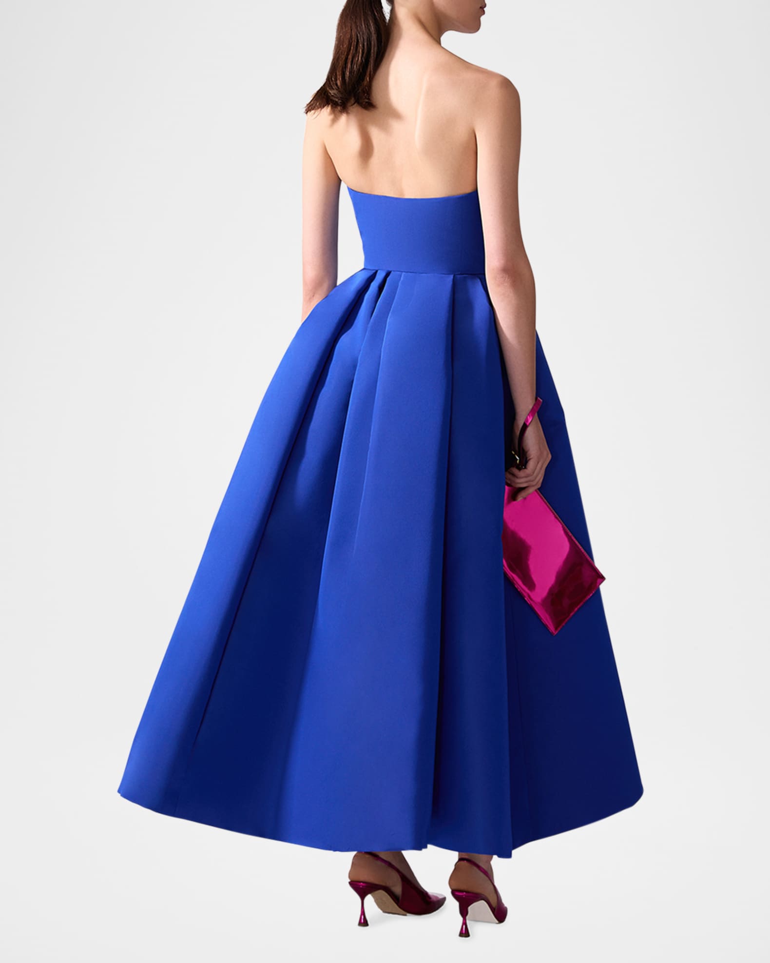 Strapless Silk Ball Gown