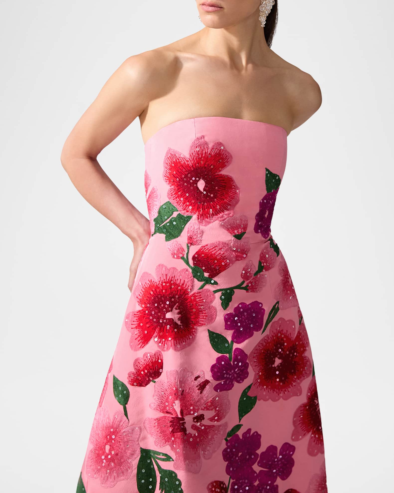 Embroidered gown main image 0