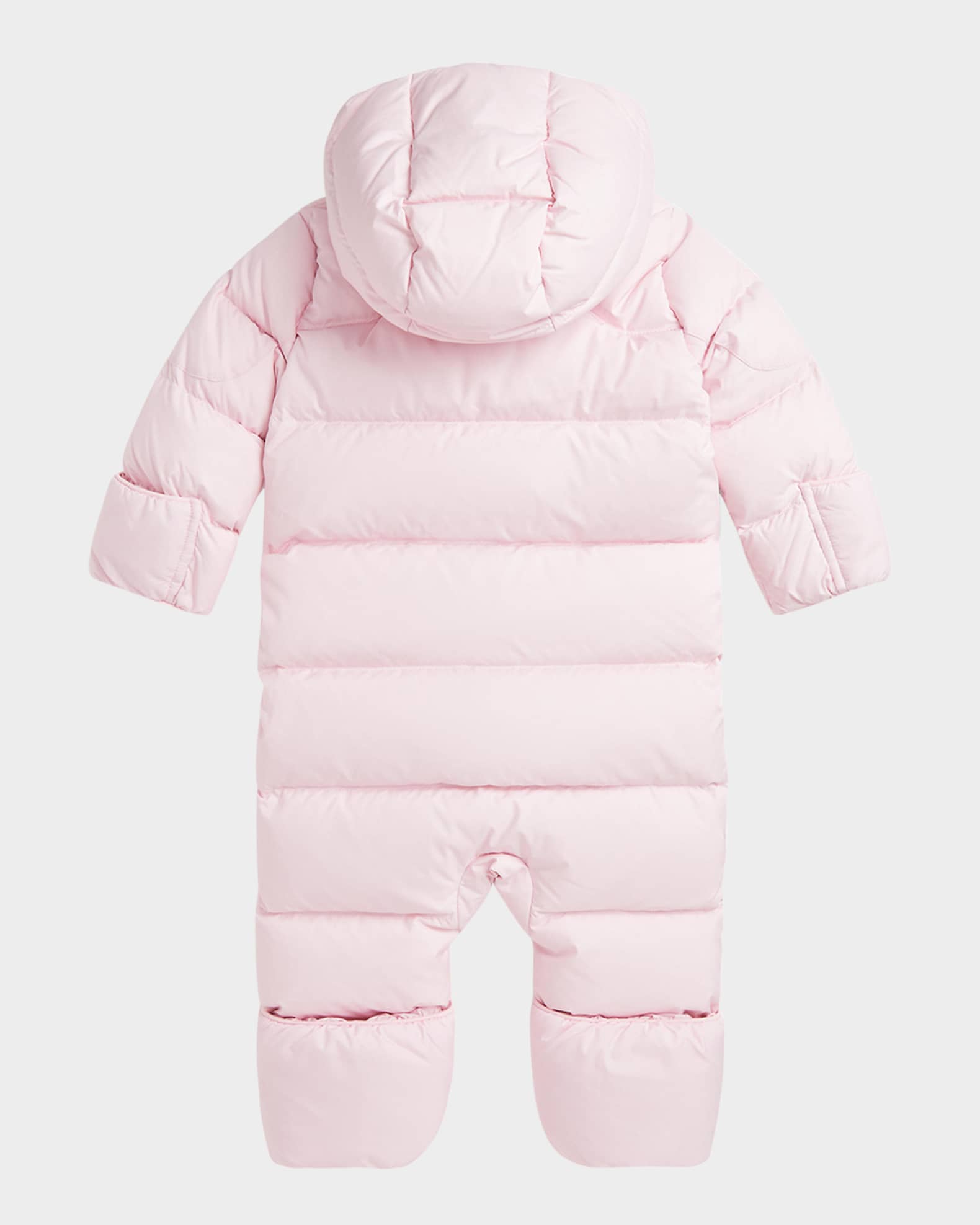 Girl's Puffer Bunting Suit, Size 3M-9M 1