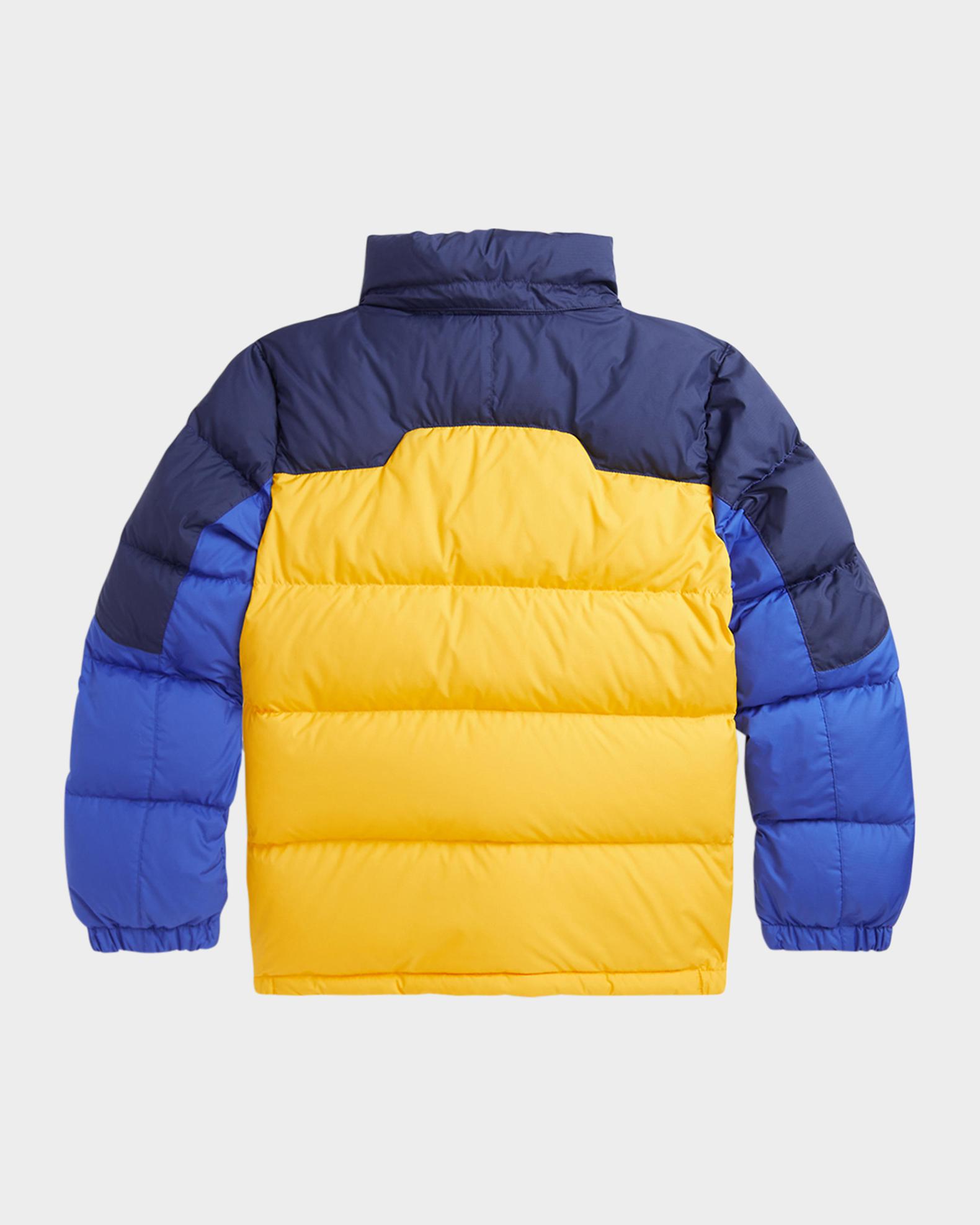 Boy's Recycled Nylon Colorblock Puffer Jacket | Neiman Marcus