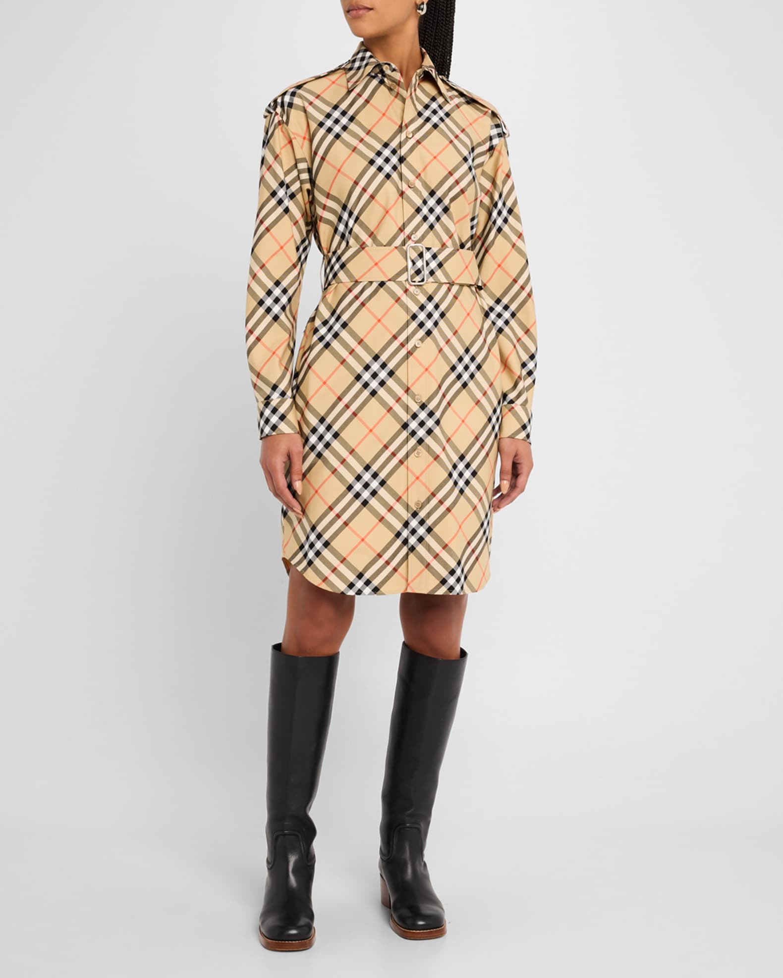 Burberry shirtdress hot sale