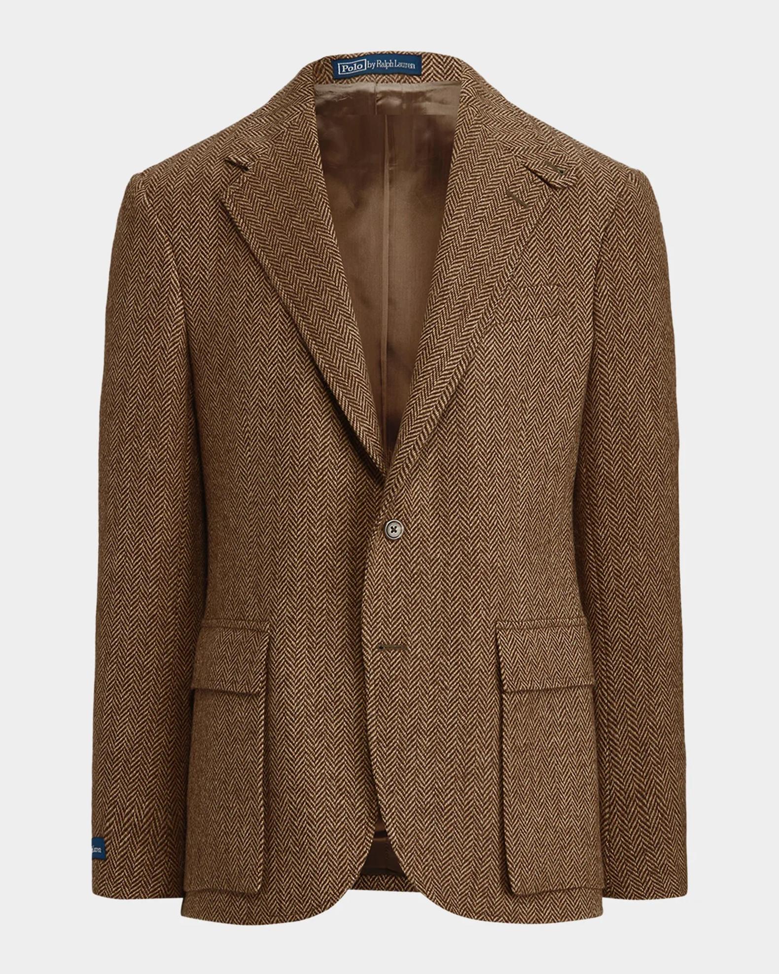 Polo Ralph Lauren Unisex Wool Herringbone Single-Breasted Sport