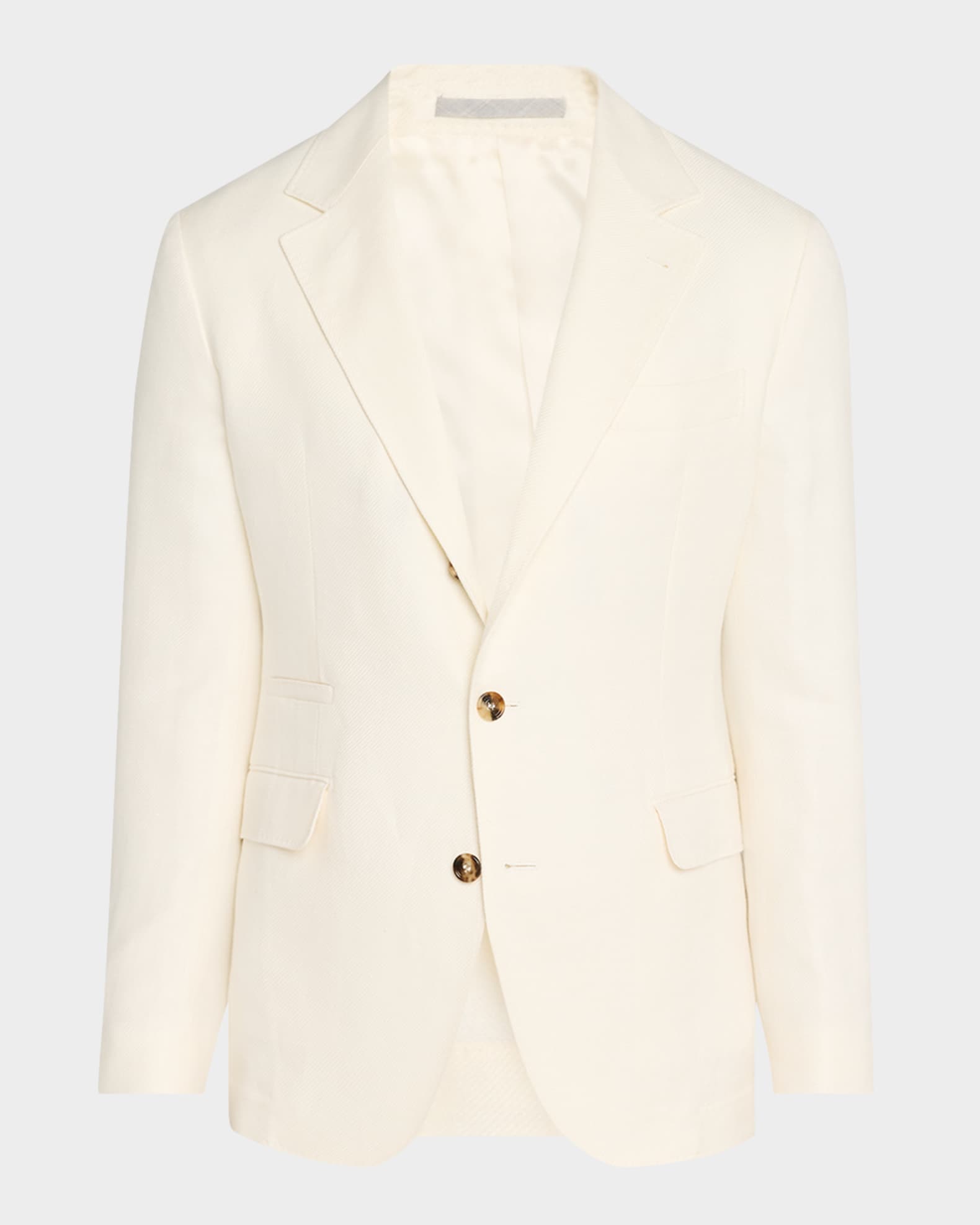 Men's Diagonal Twill Single-Breasted Sport Coat 0
