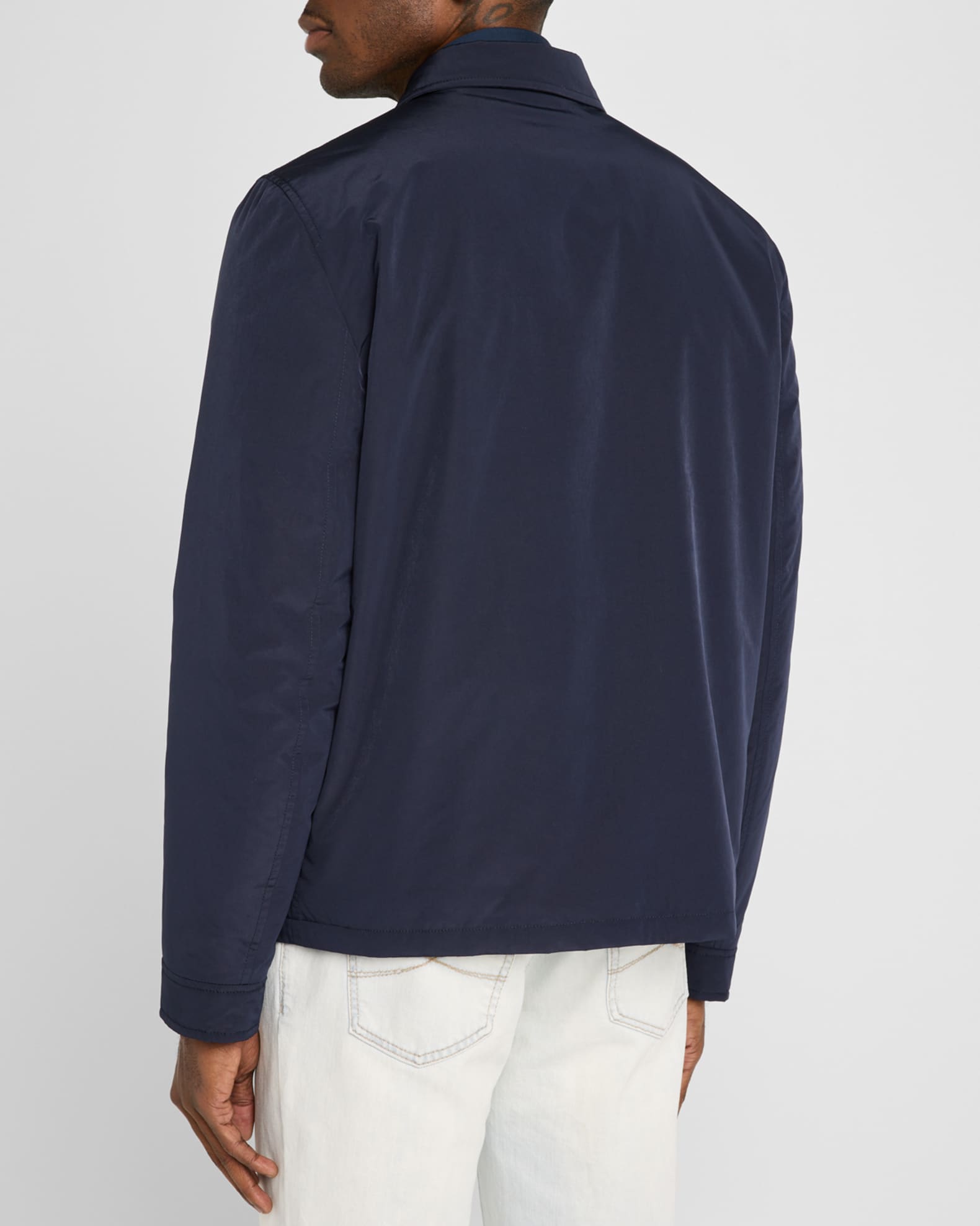 Brunello Cucinelli Men's Water-Resistant Snap Jacket