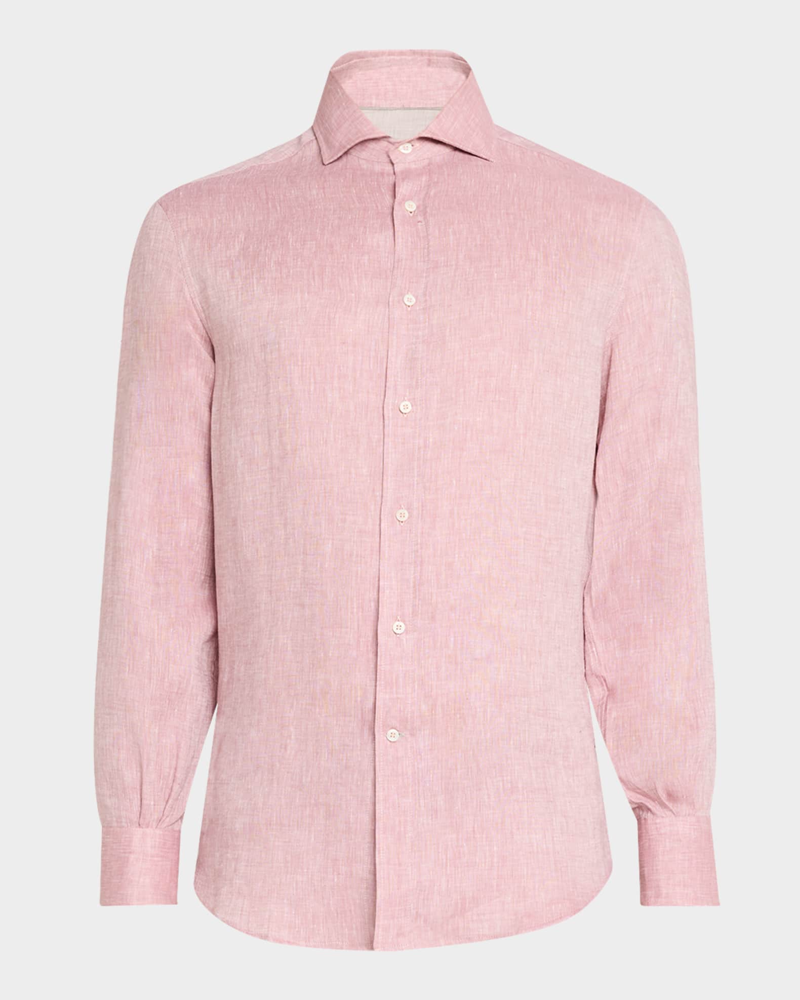Men's Linen Sport Shirt 0